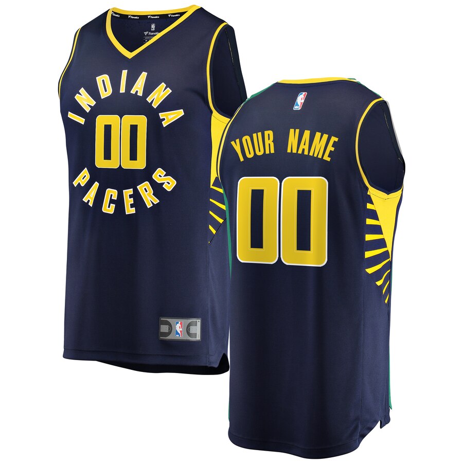 Pacers Navy Custom Jersey fanatics - Fanatics Pacers Navy Custom 3