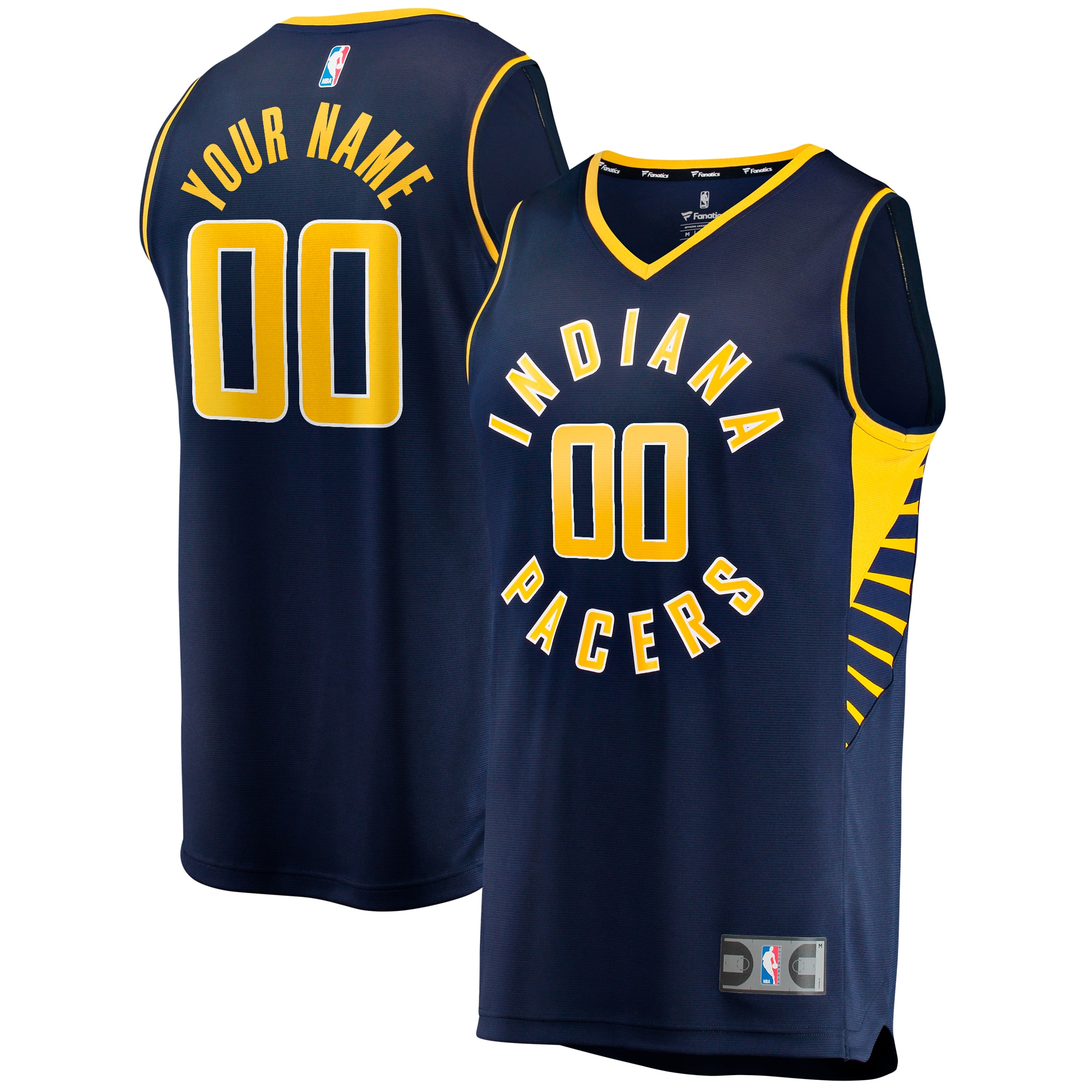 Pacers Navy Custom Jersey - Fanatics - Personalize Yours!