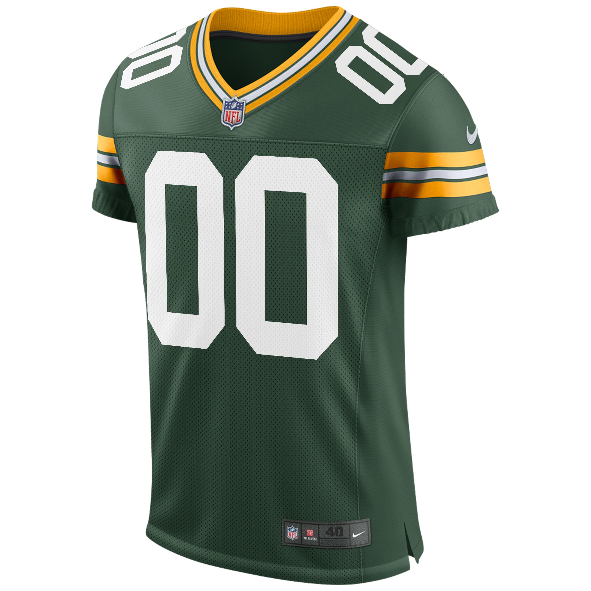 Alternative view of Packers Green Custom Jersey nike - Nike Packers Green Custom Jersey