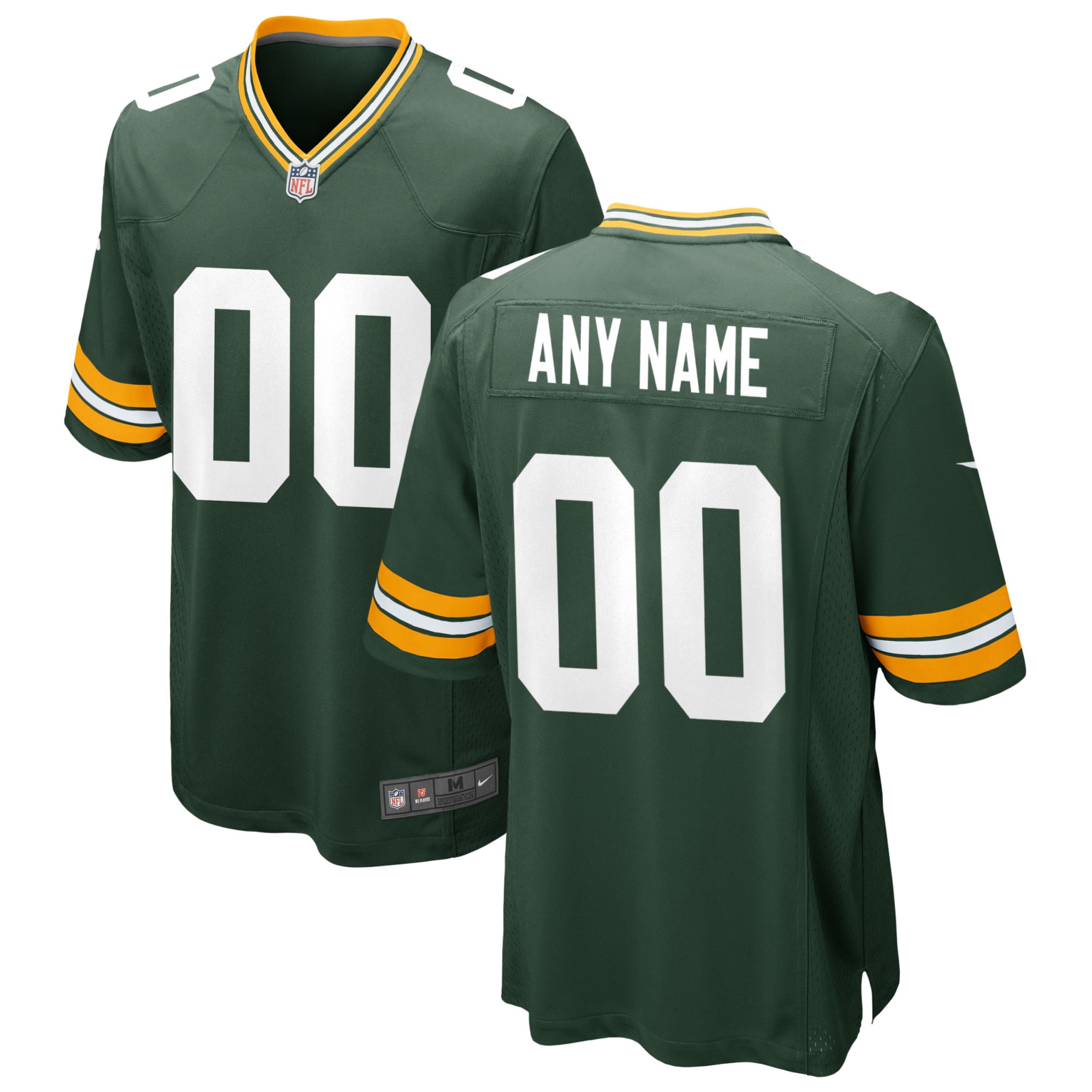 Packers Green Custom Jersey nike - Nike Packers Green Custom Jersey 3