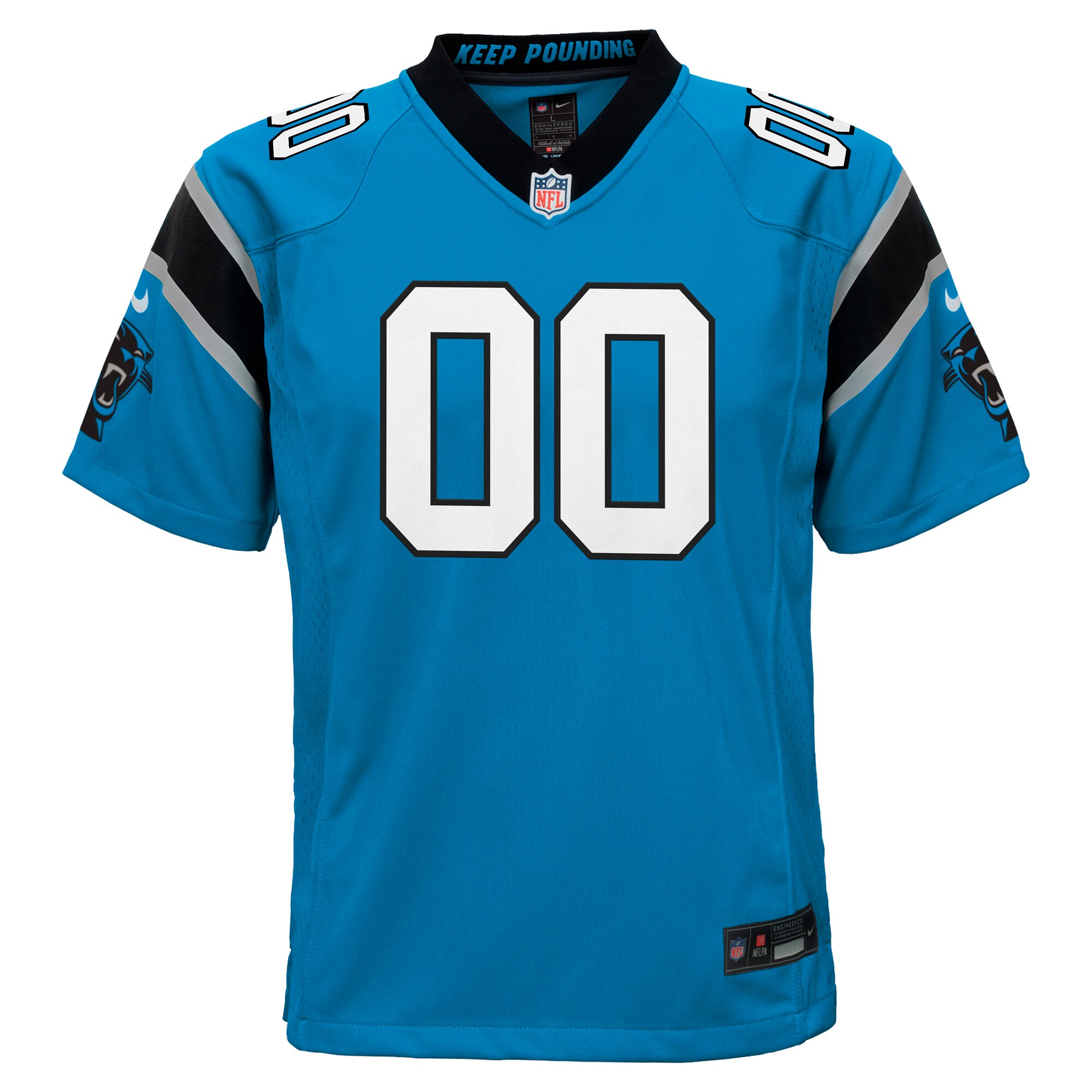 Alternative view of Panthers Blue Custom Jersey nike carolina - Nike Carolina Panthers