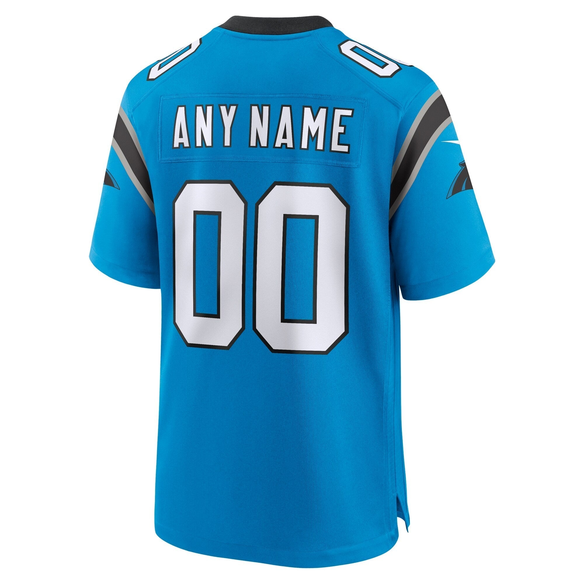 Alternative view of Panthers Custom Light Blue Jersey - Nike Carolina