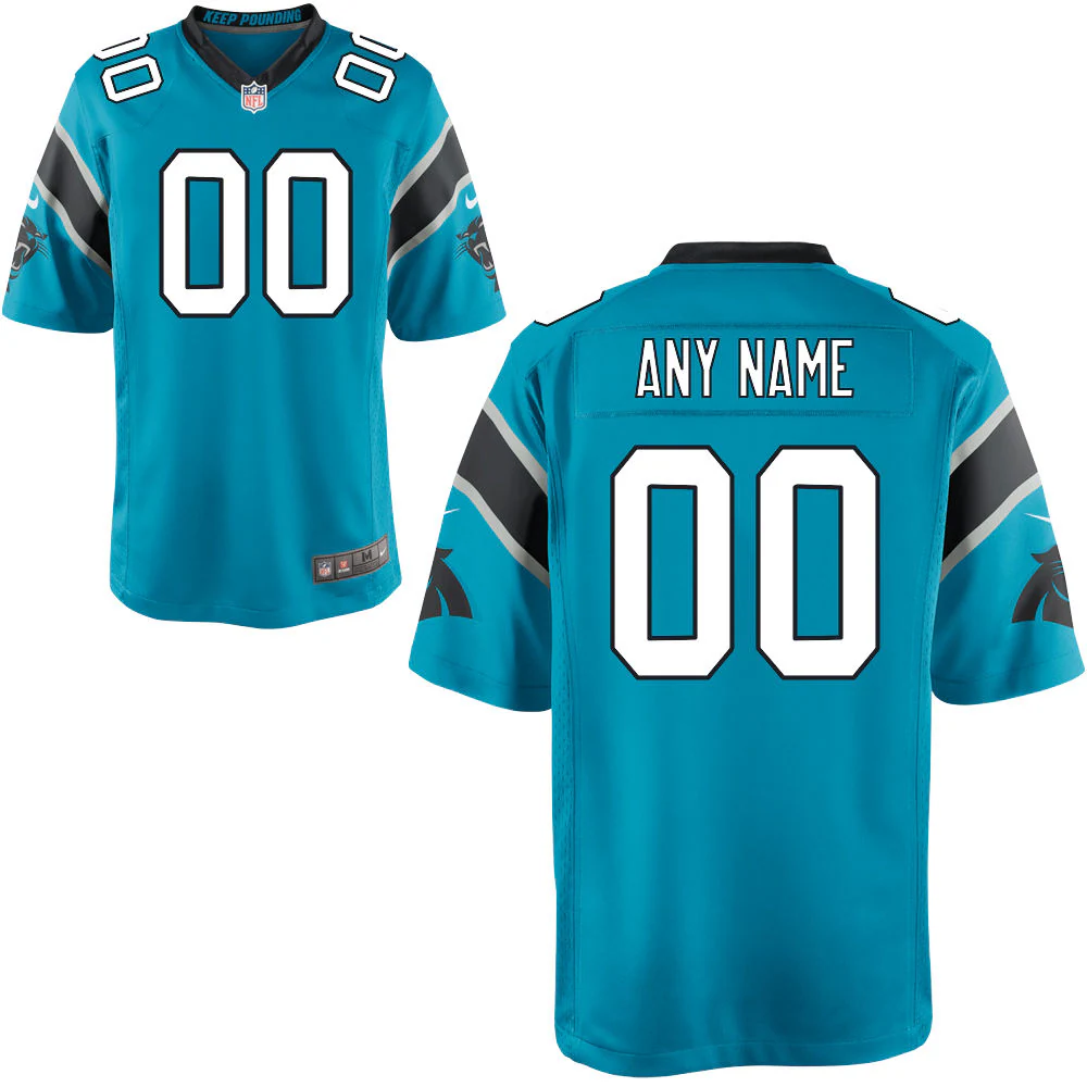 Panthers Teal Custom Jersey - Nike Carolina - Men’s