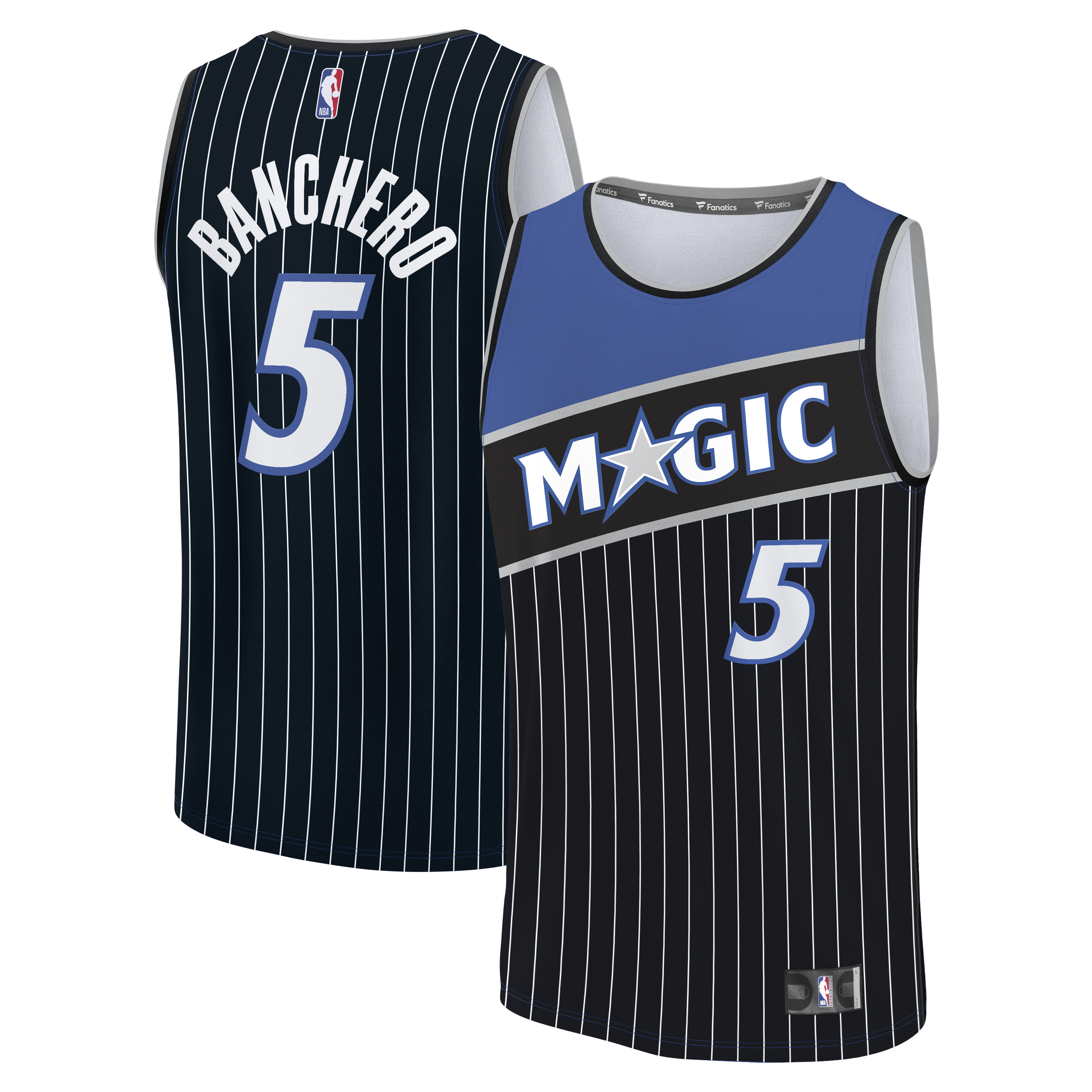 Paolo Banchero Orlando Magic Fanatics Youth Fast Break Jersey - Statement Edition - Black