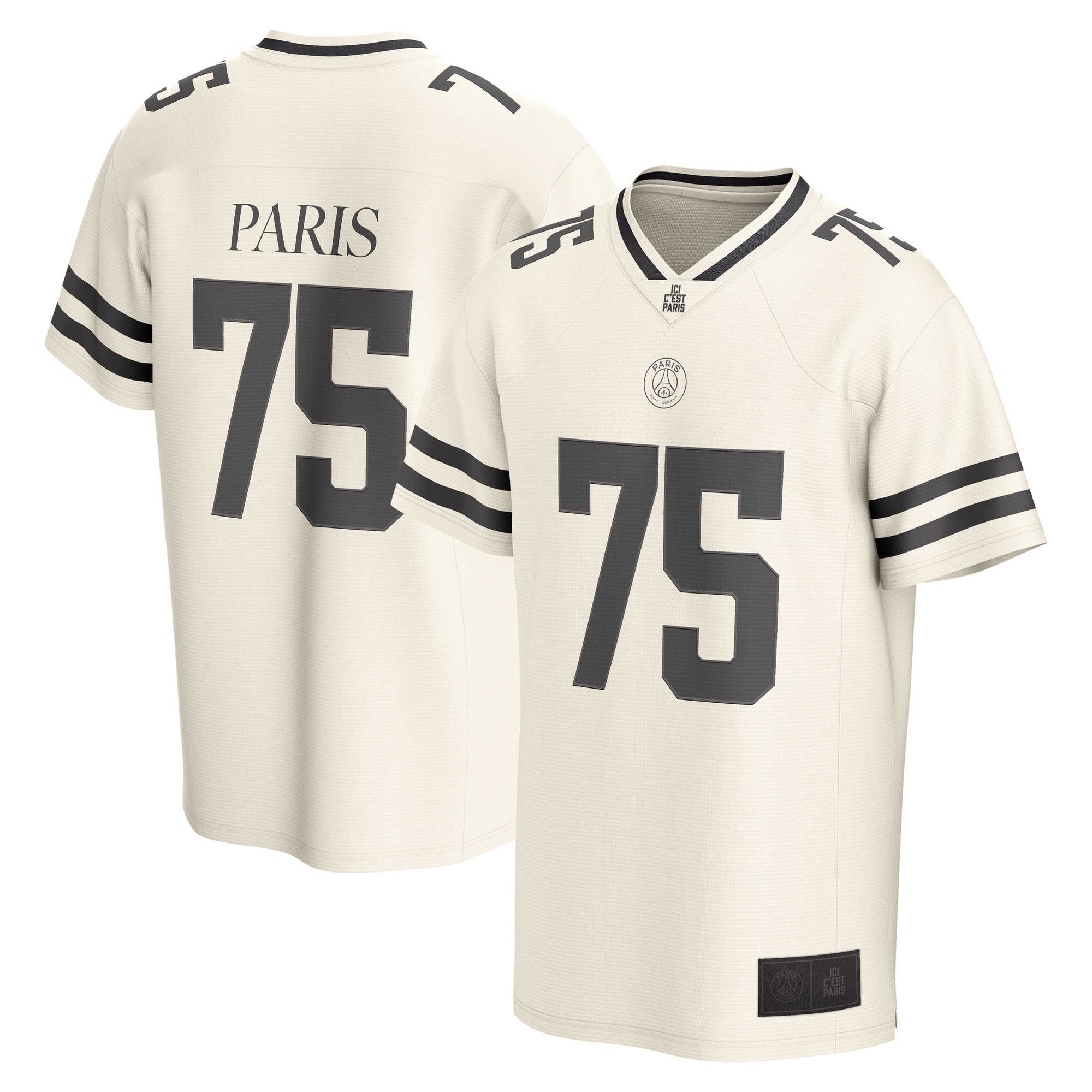 Paris Saint-Germain Fanatics Football Jersey - Cream