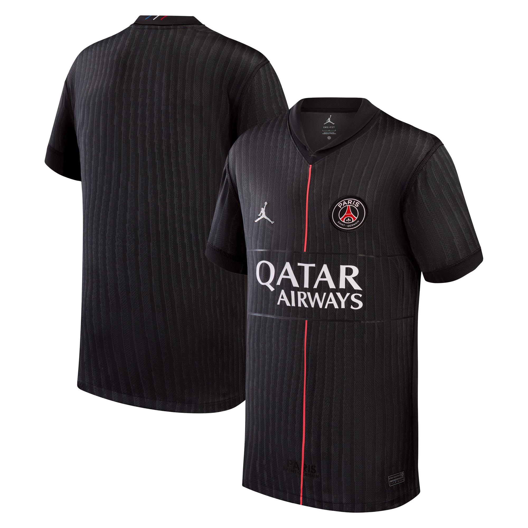 Paris Saint-Germain Jordan Brand Youth 2025/26 Fourth Jersey - Black