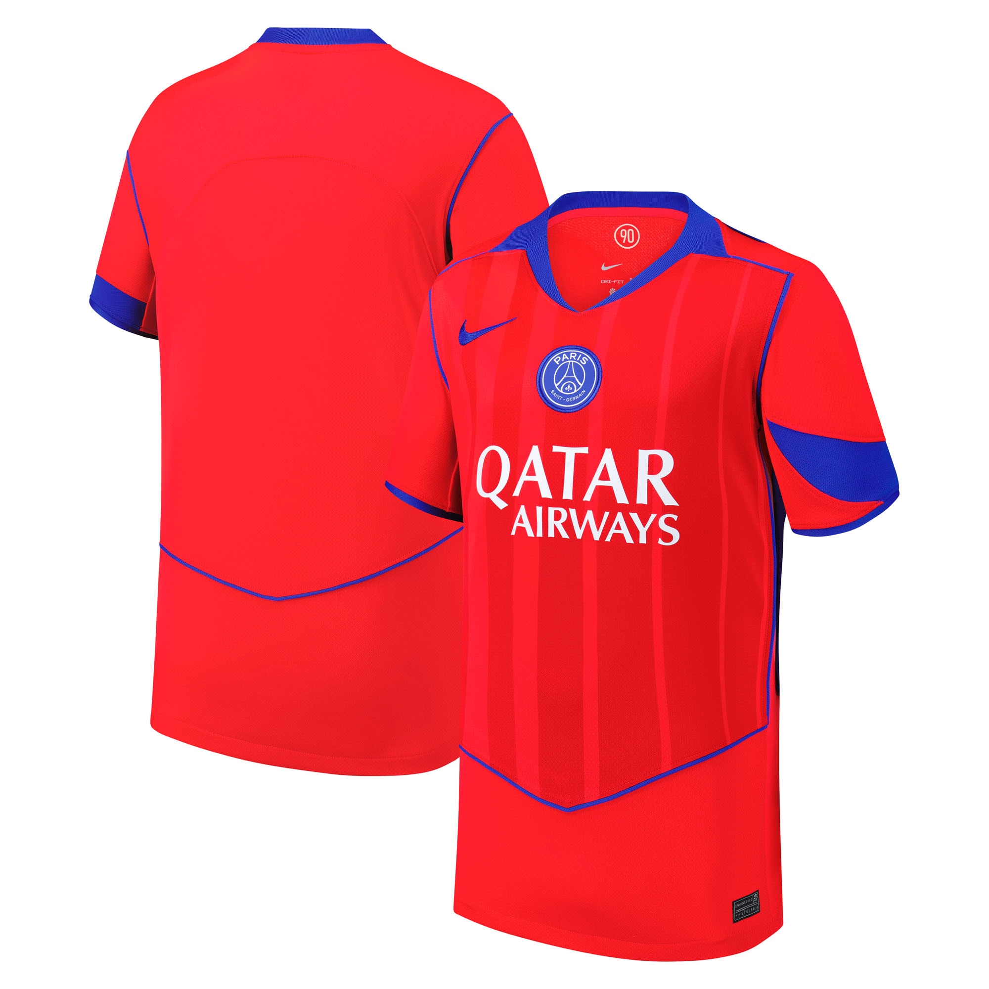 Paris Saint-Germain Youth 2025/26 Third Jersey - Red