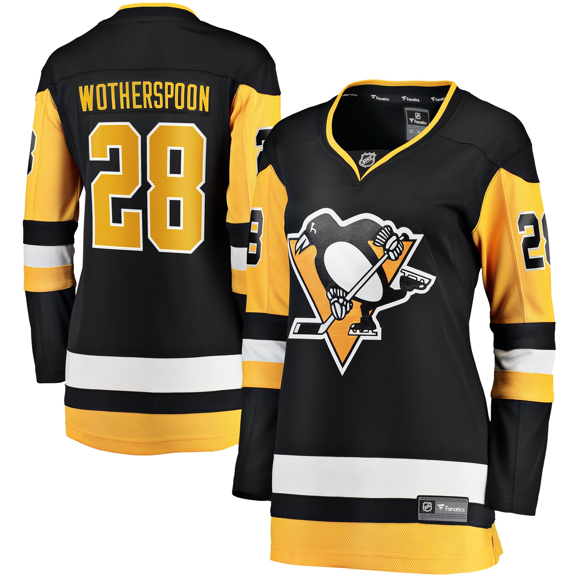 Parker Wotherspoon Pittsburgh Penguins Fanatics Women's Home Breakaway Jersey - Black
