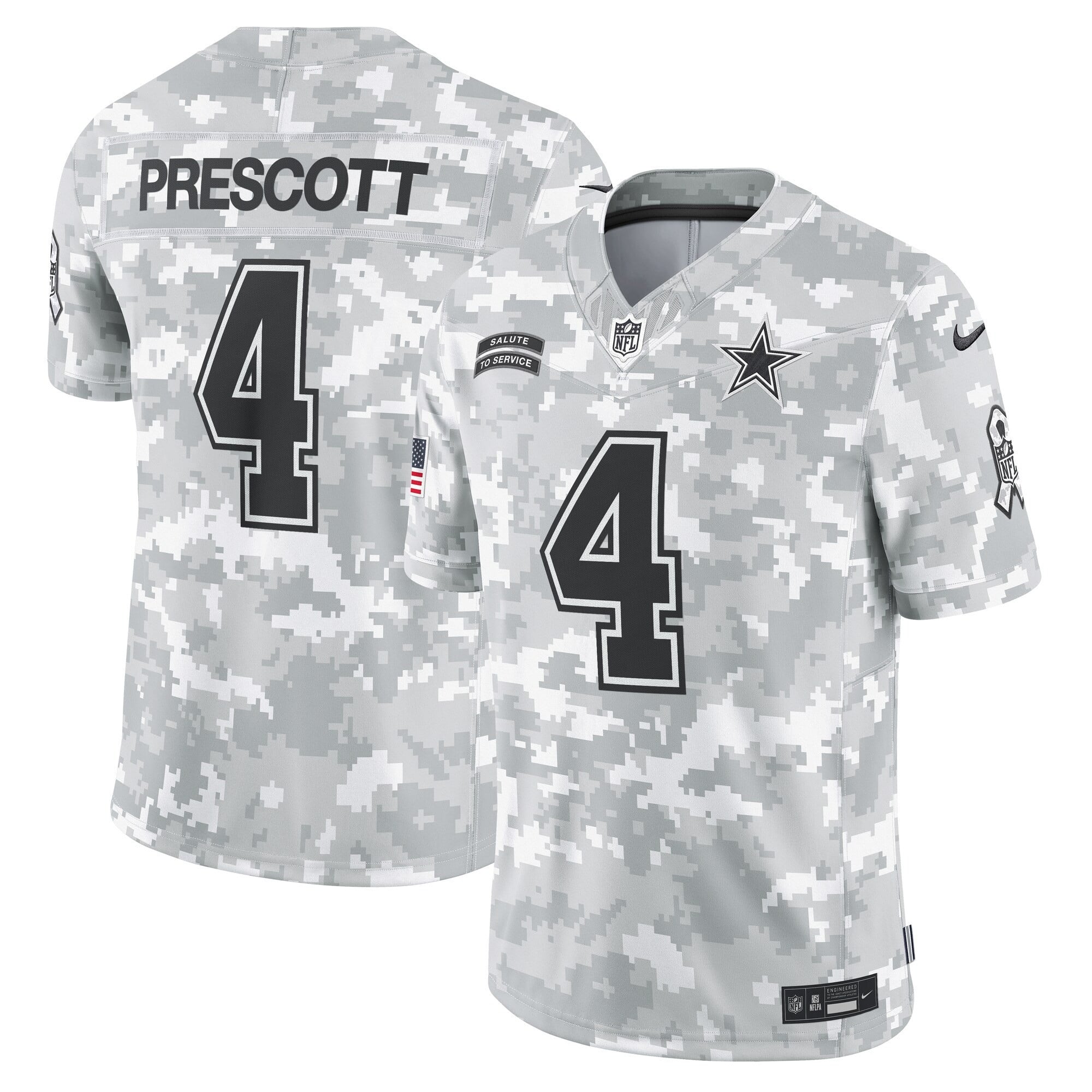 Alternative view of Parsons Cowboys Camo Jersey - Nike Parsons #11 Cowboys Camo Salute to