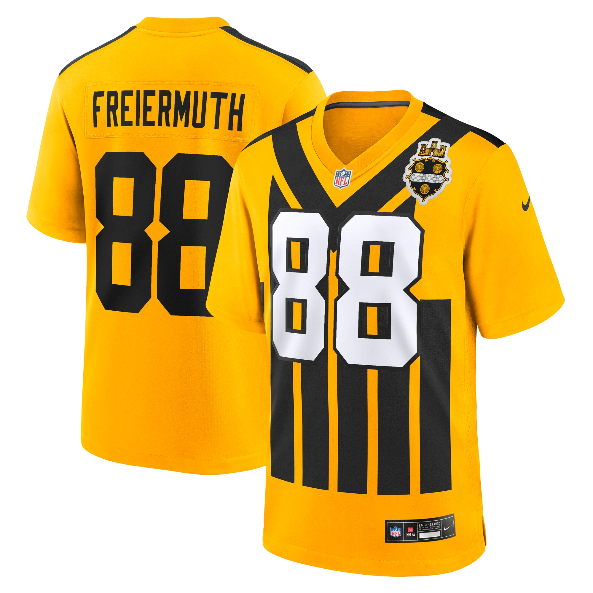Pat Freiermuth Pittsburgh Steelers Alternate 1933 Throwback Game Jersey