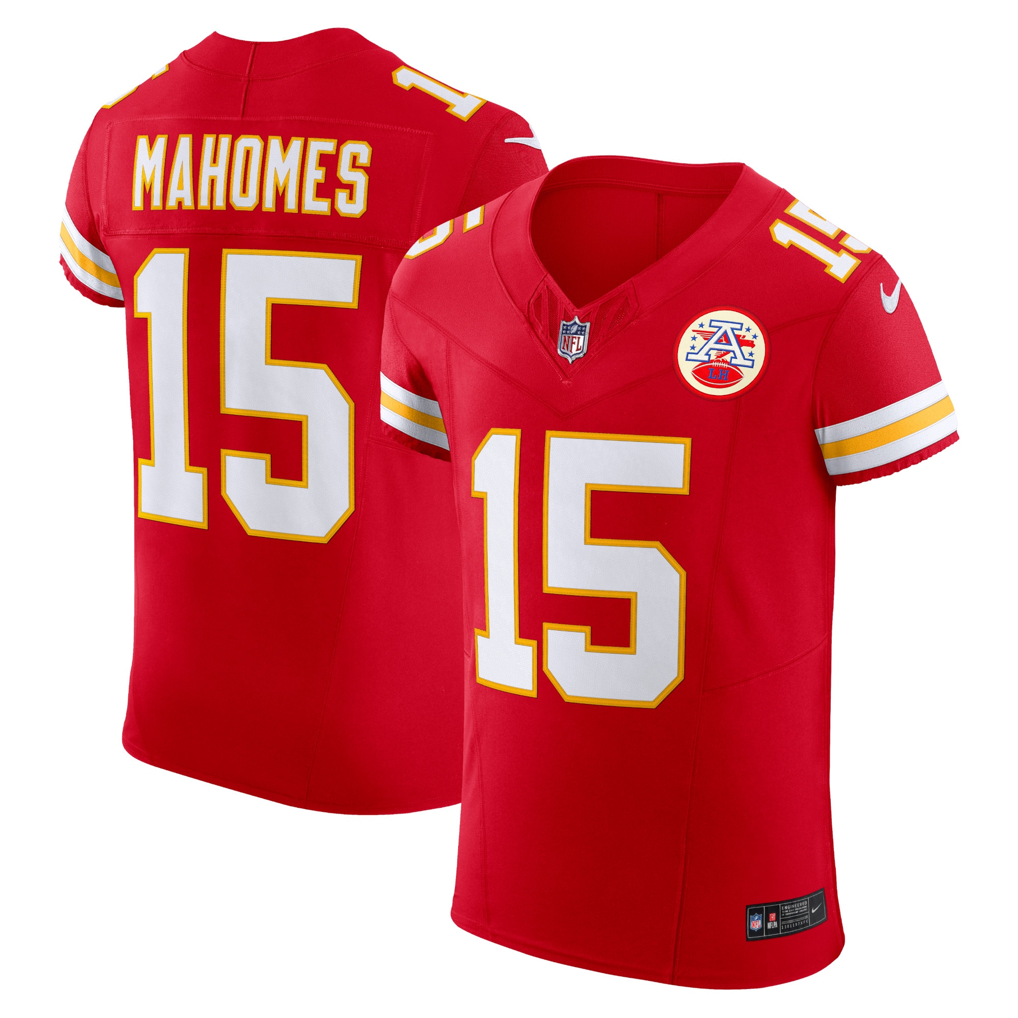 Patrick Mahomes Kansas City Chiefs Vapor F.U.S.E. Elite Jersey - Red