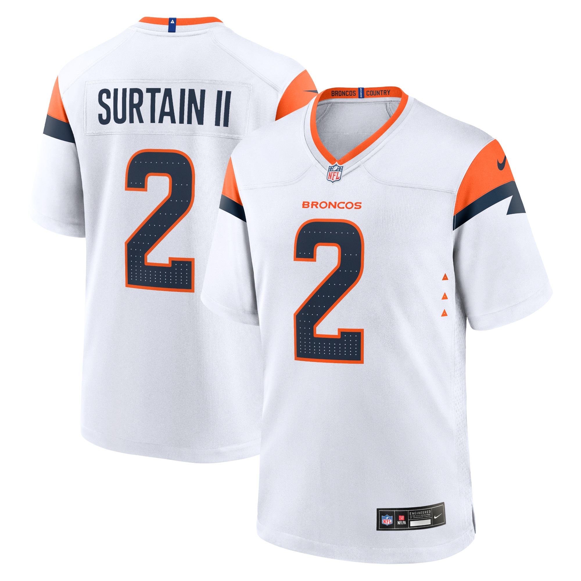 Patrick Surtain II Denver Broncos Mile High Collection Game Jersey