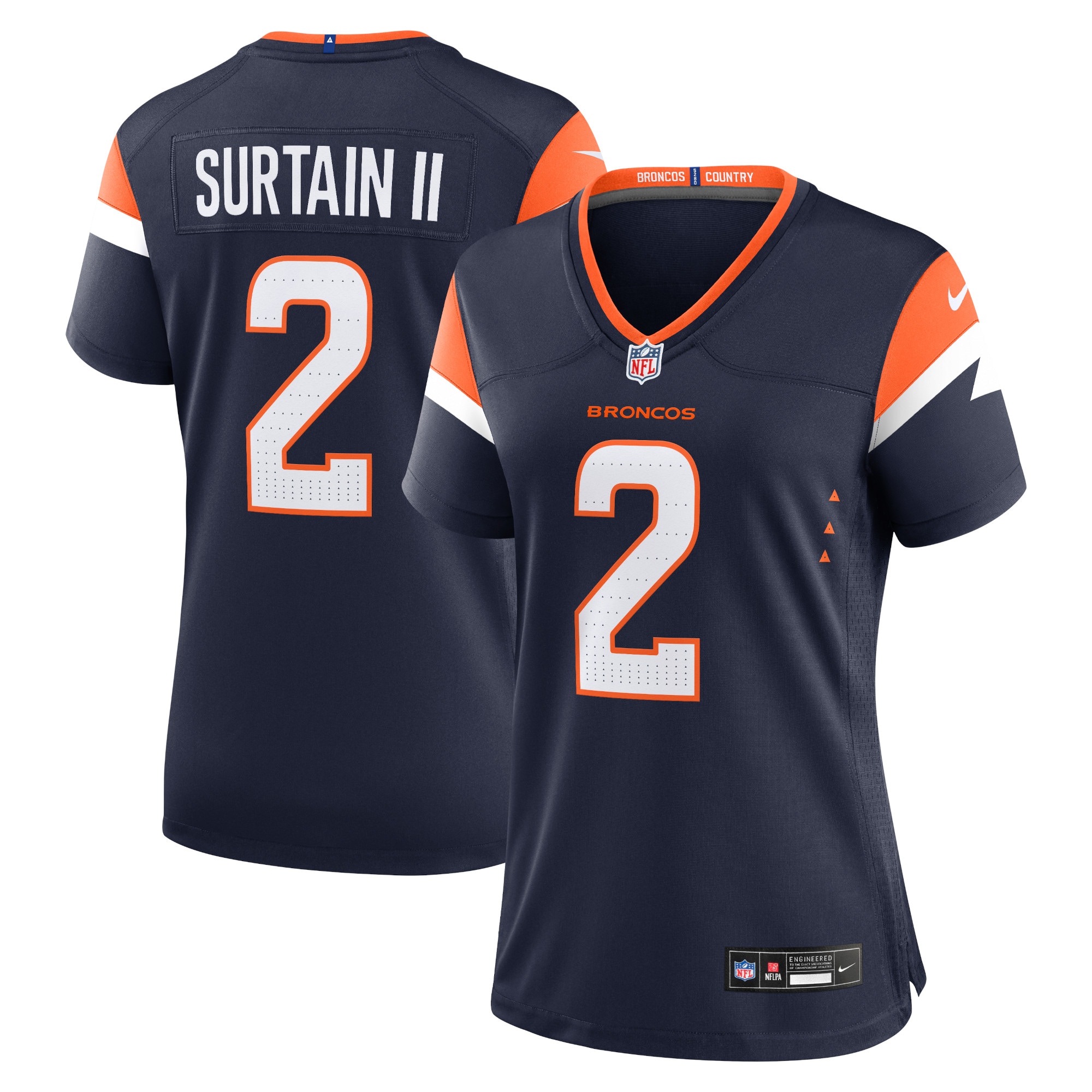 Patrick Surtain II Denver Broncos Women's Mile High Collection Alternate Game Jersey