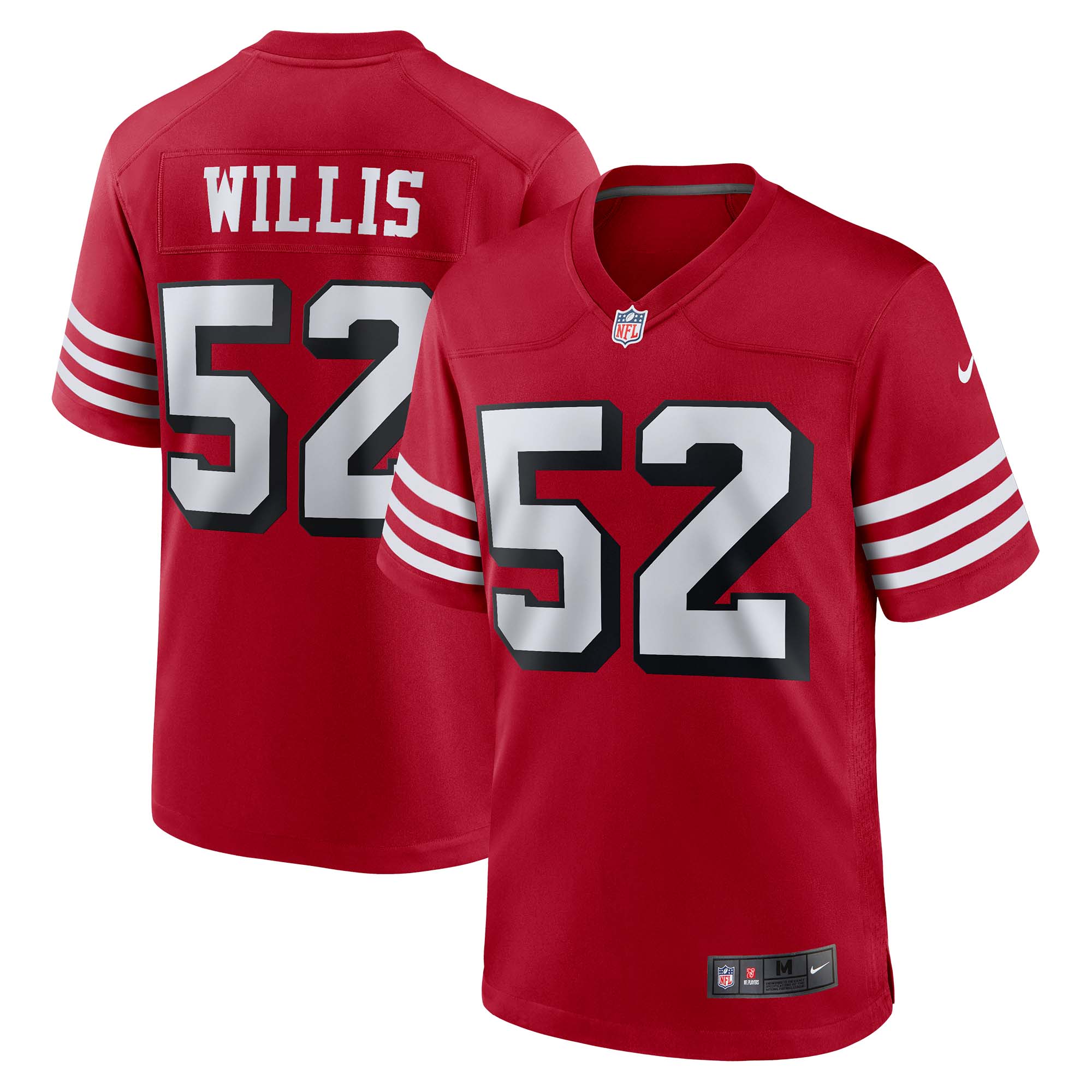 Patrick Willis San Francisco 49ers Retired Player Alternate Game Jersey - Scarlet