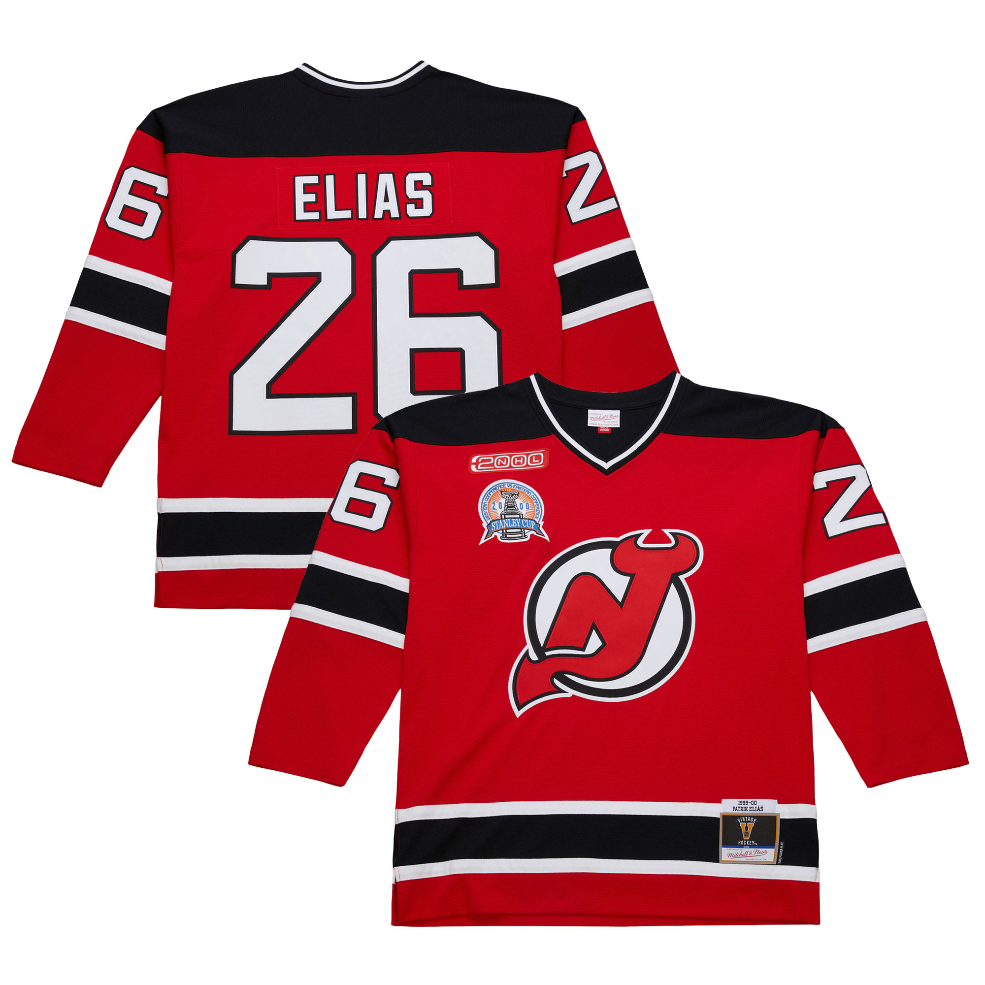 Patrik Elias New Jersey Devils 1999-00 Power Play Jersey - Red