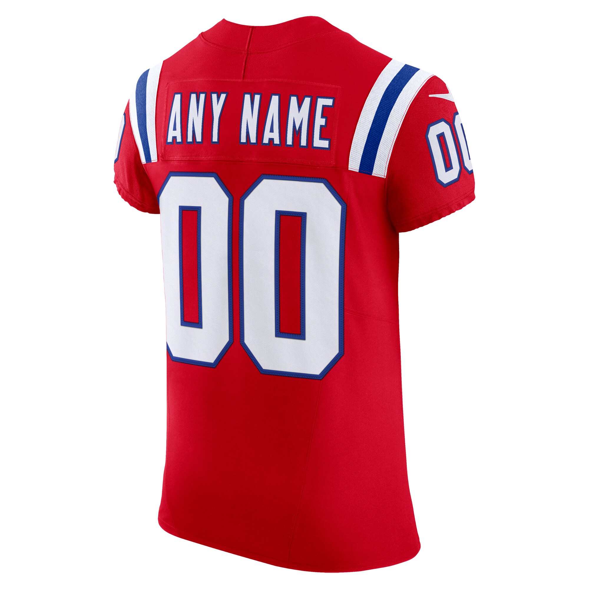 Alternative view of Patriots Alternate Red Custom Jersey - Nike - NFL Gear