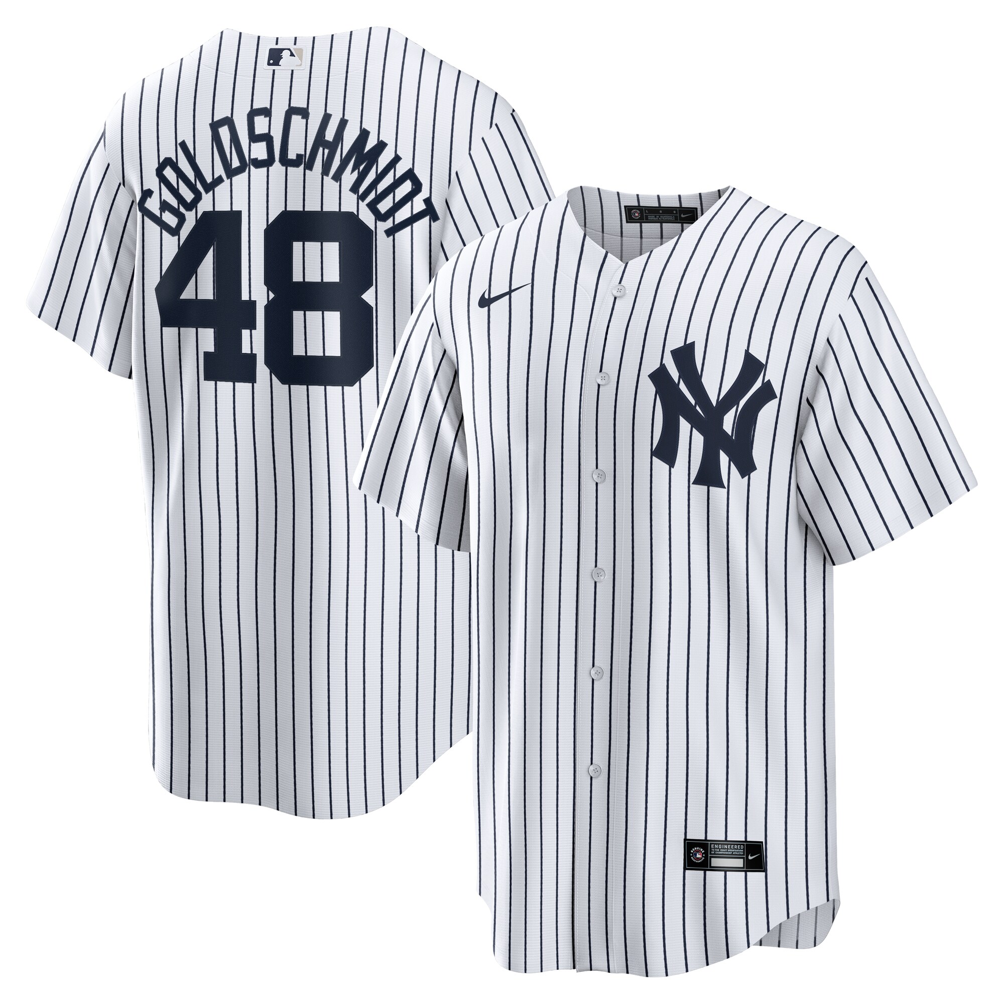 Paul Goldschmidt New York Yankees Home Jersey - White