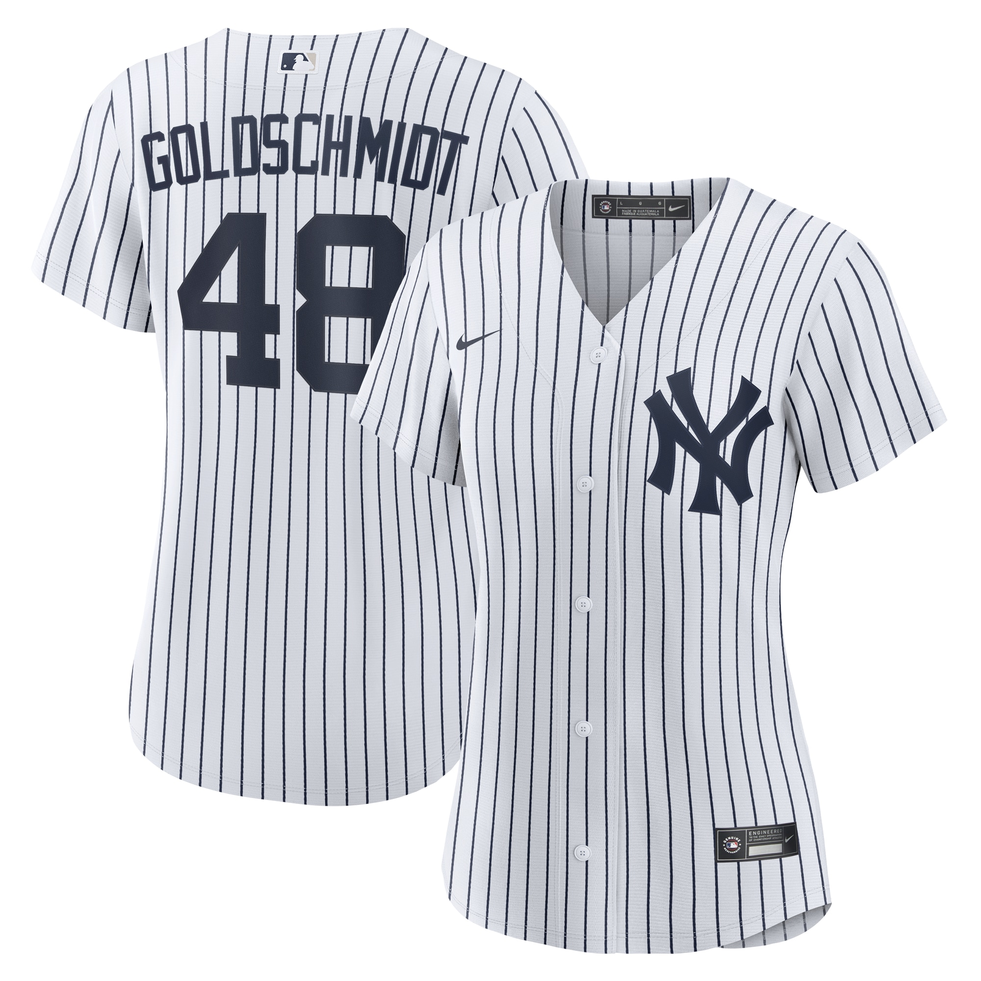 Paul Goldschmidt New York Yankees Women's Home Jersey - White