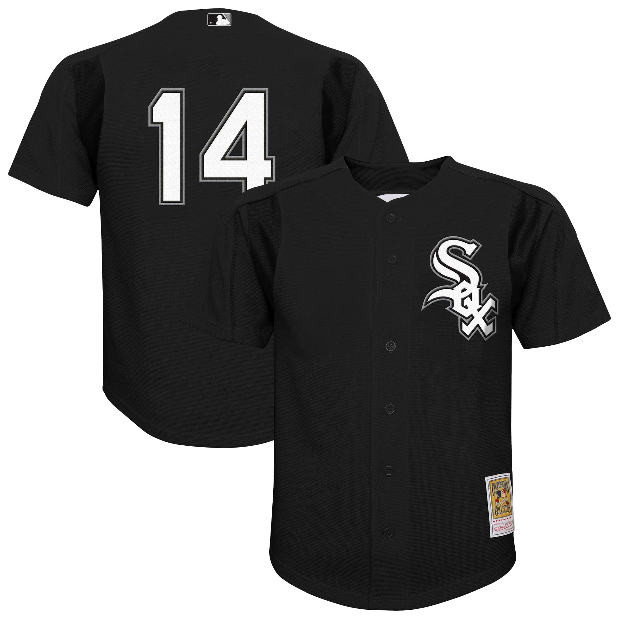 Paul Konerko Chicago White Sox Youth Mesh Batting Practice Jersey - Black