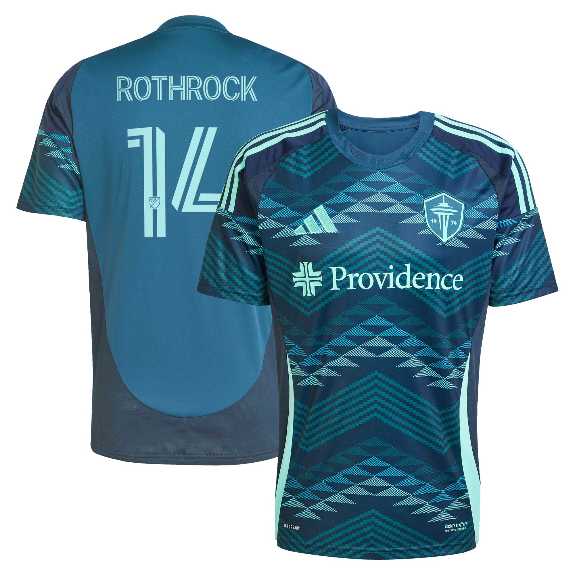 Paul Rothrock Seattle Sounders FC 2025 The Salish Sea Kit Jersey - Blue