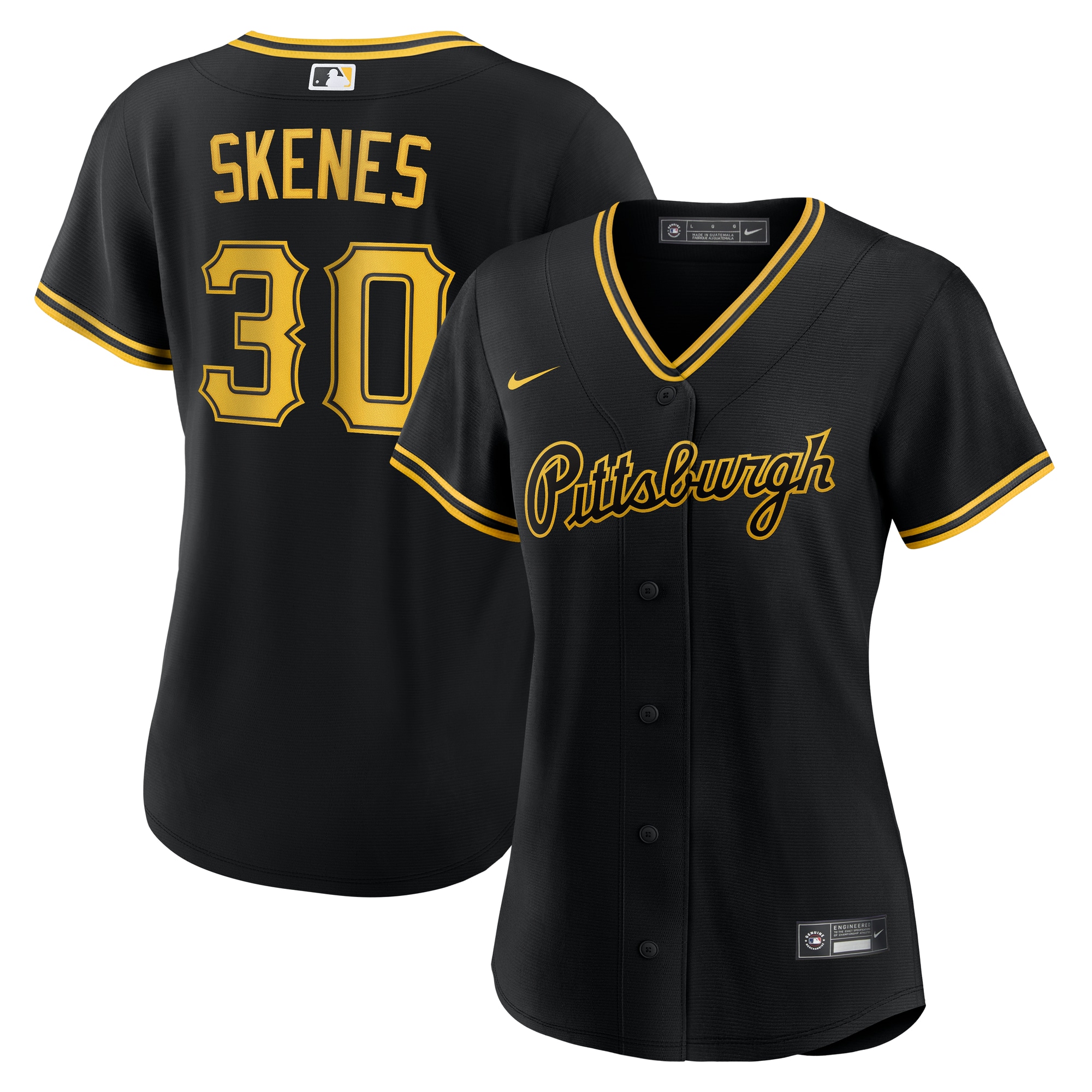 Paul Skenes Pittsburgh Pirates Women's Alternate Player Jersey - Black