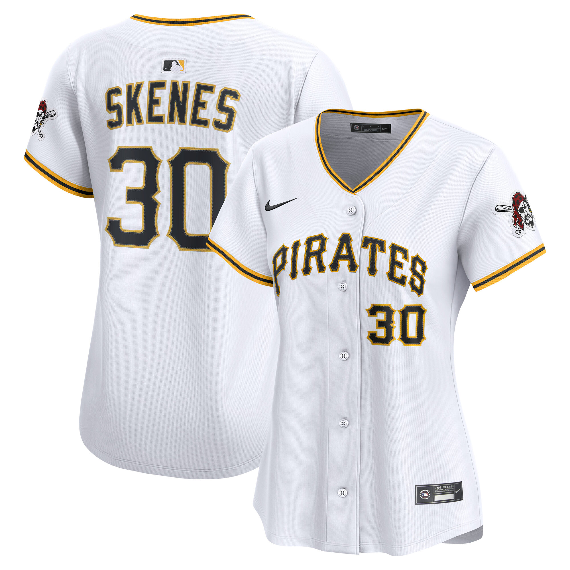 Paul Skenes Pittsburgh Pirates Women's Home Limited Player Jersey - White