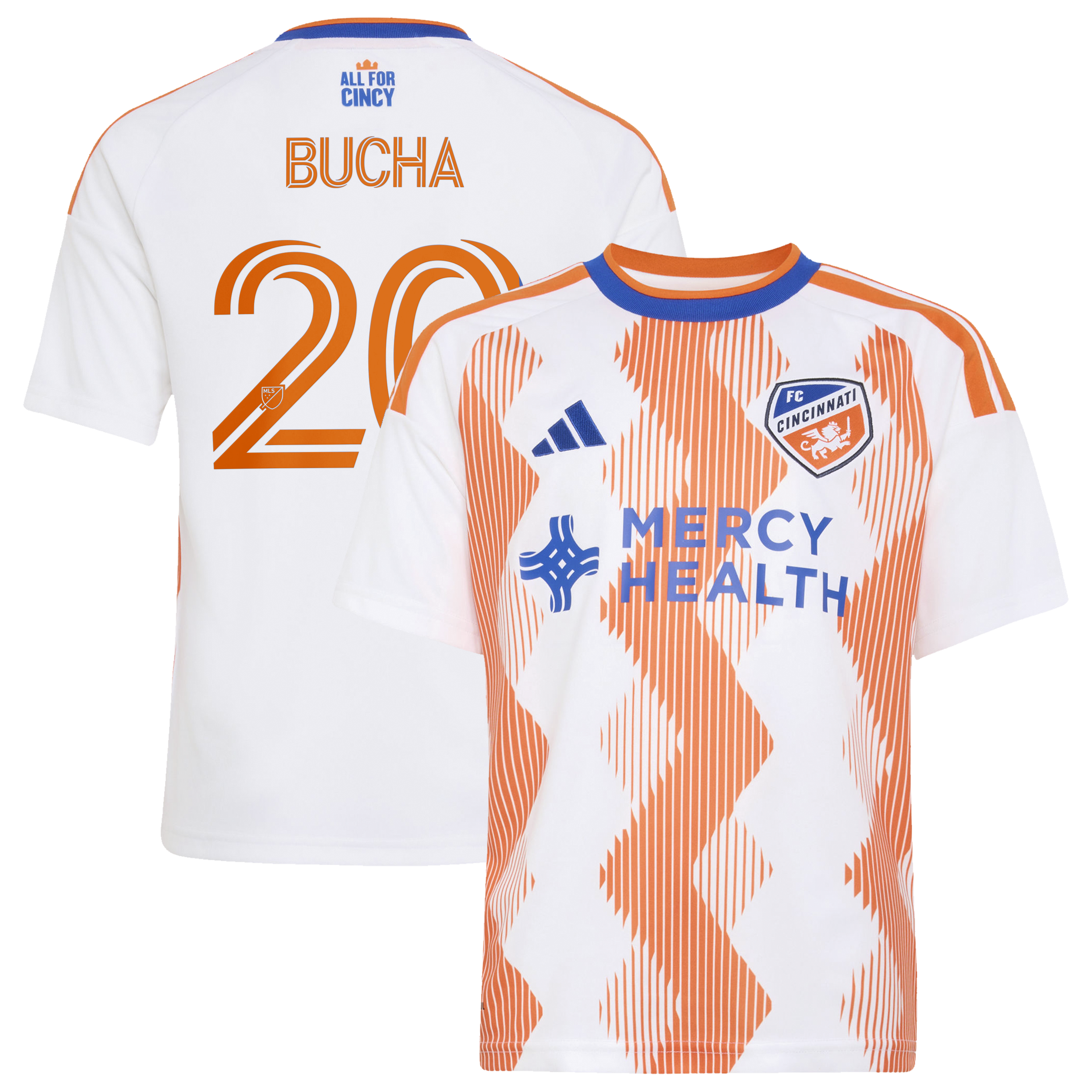 Pavel Bucha FC Cincinnati Youth 2026 The Seven Hills Kit Jersey - White