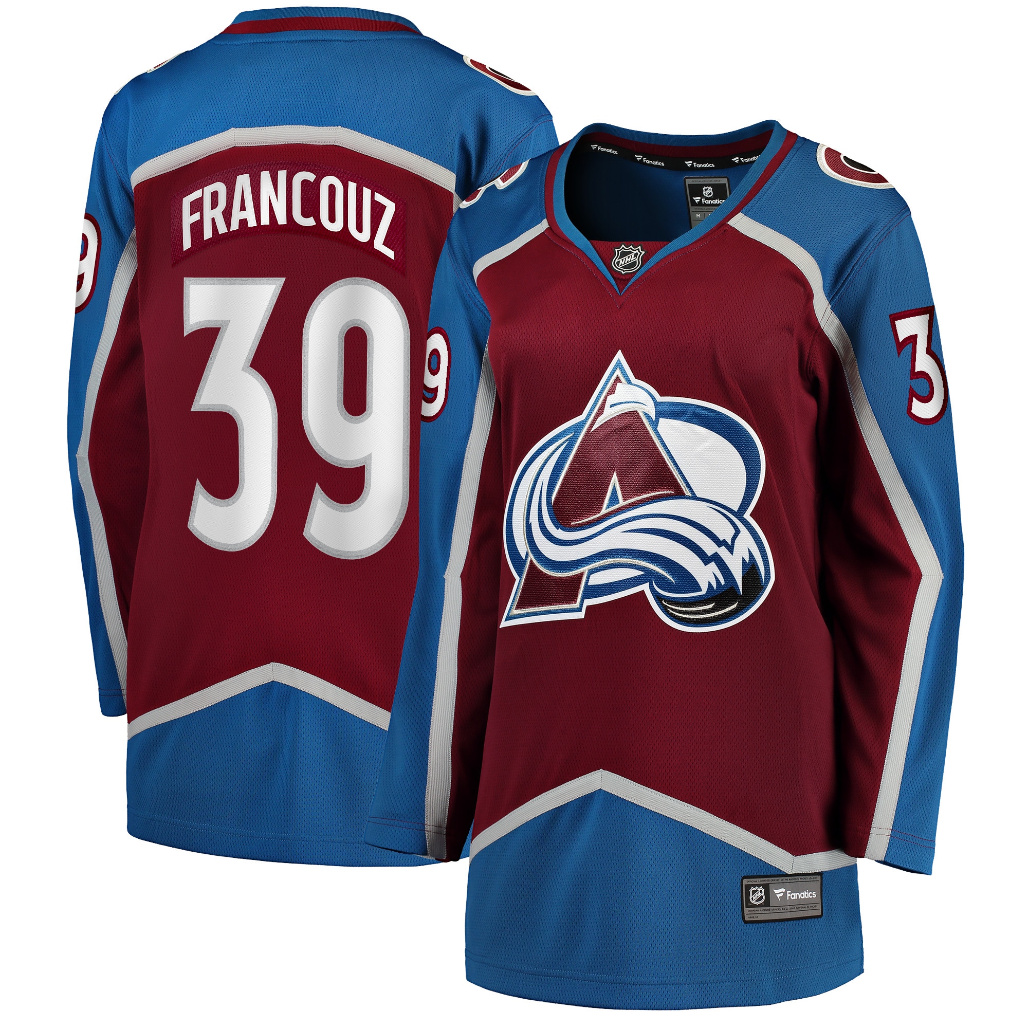 Pavel Francouz Colorado Avalanche Fanatics Women's Home Breakaway Player Jersey - Burgundy