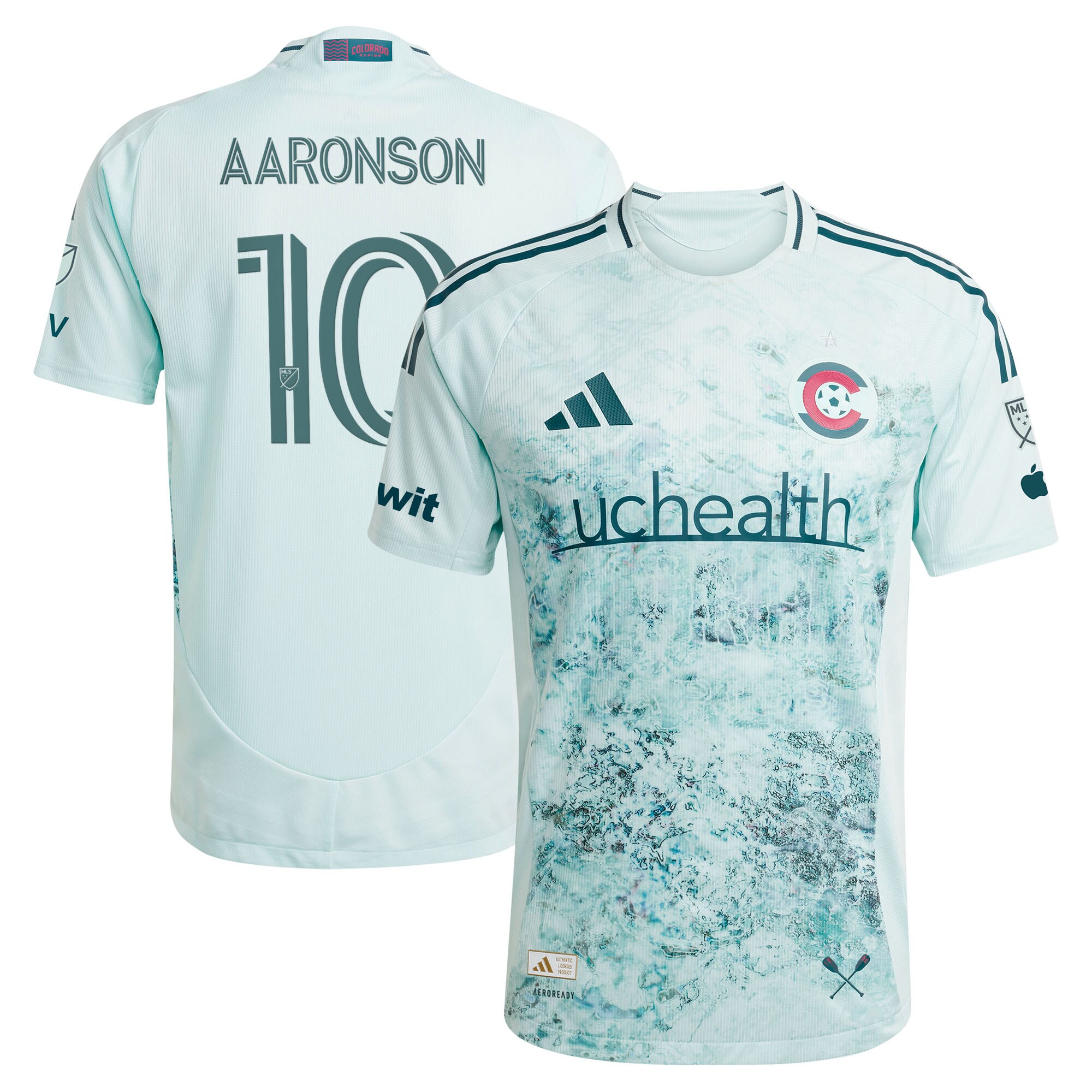 Paxten Aaronson Colorado Rapids 2025 Headwaters On-Field Jersey - Green