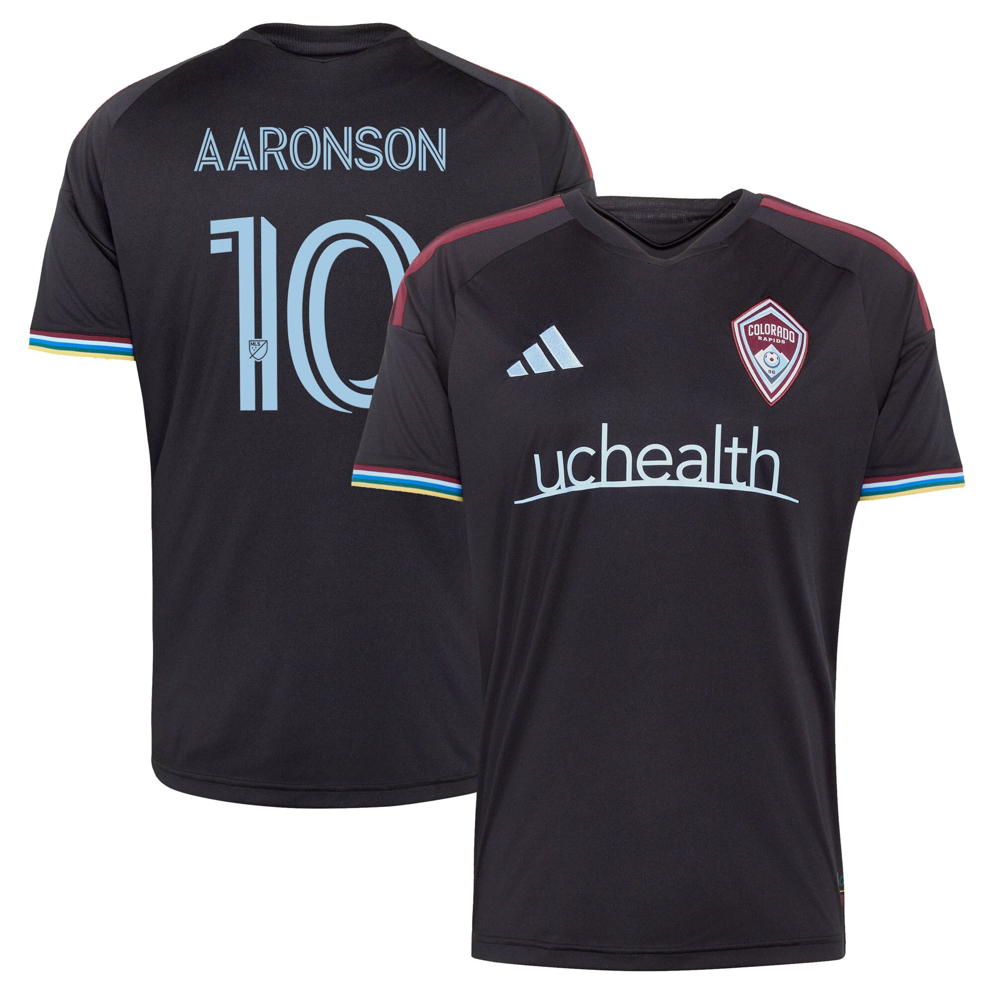 Paxten Aaronson Colorado Rapids 2026 Colorful Colorado Jersey – Black