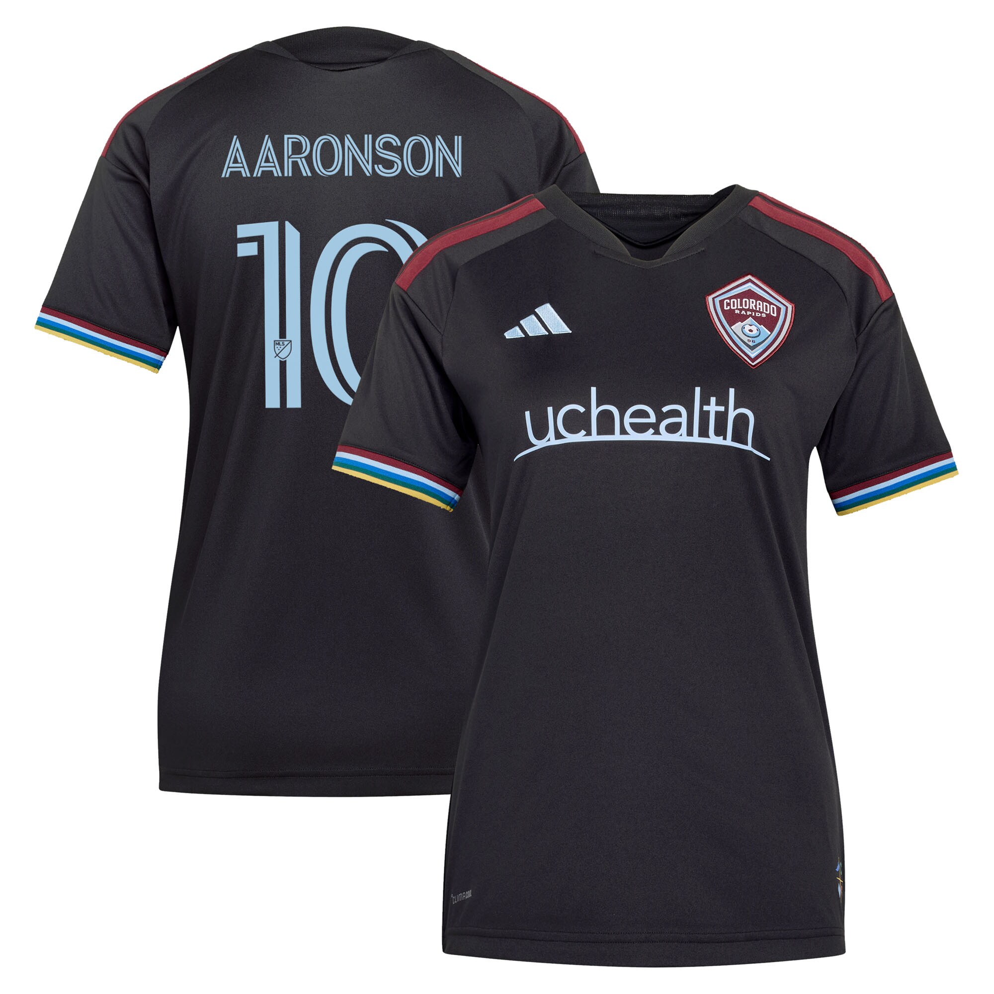 Paxten Aaronson Colorado Rapids Women's 2026 Colorful Colorado Jersey - Black