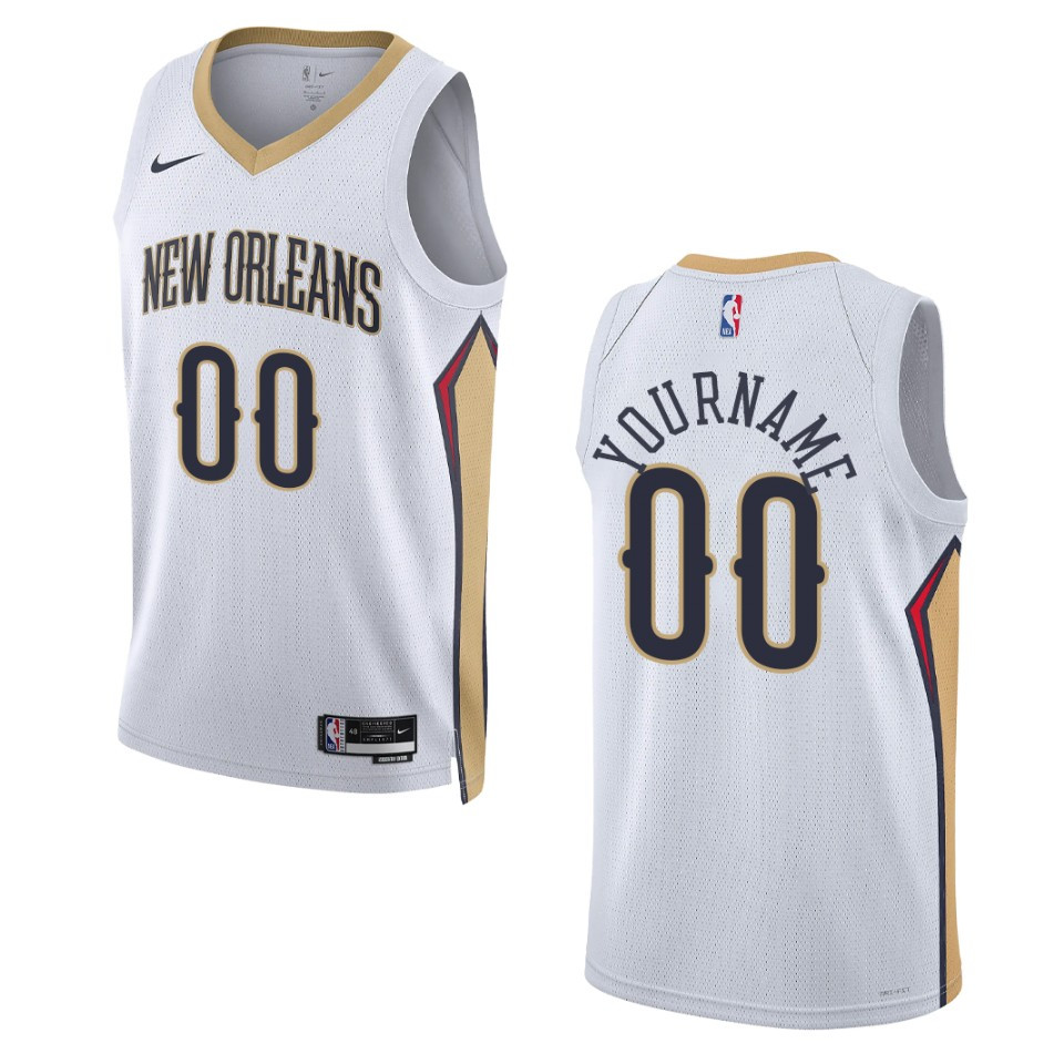 Pelicans White Icon Jersey - Nike - Custom NBA Jersey