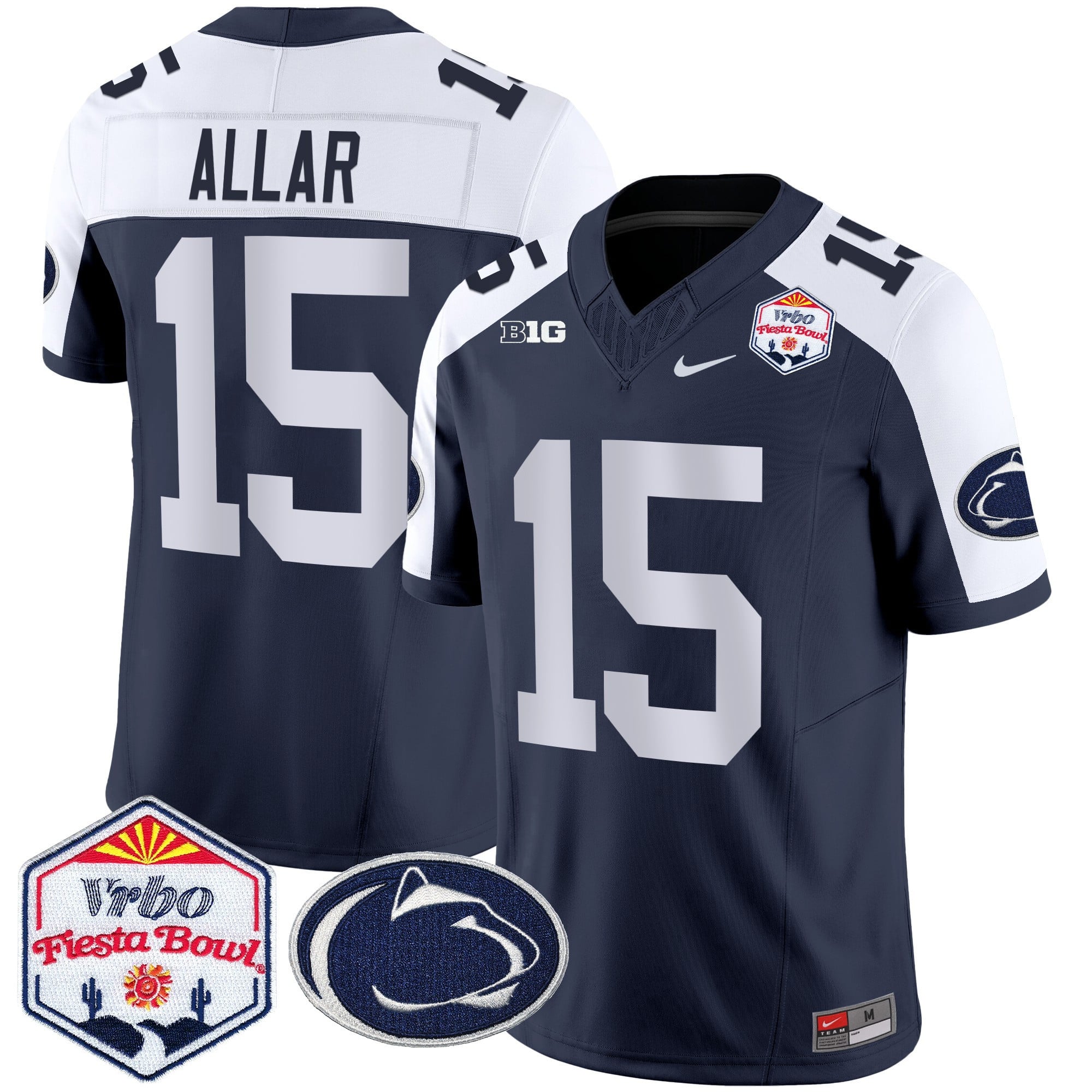 Penn State ALLAR Fiesta Jersey - Nike Penn State ALLAR #15 Fiesta Bowl