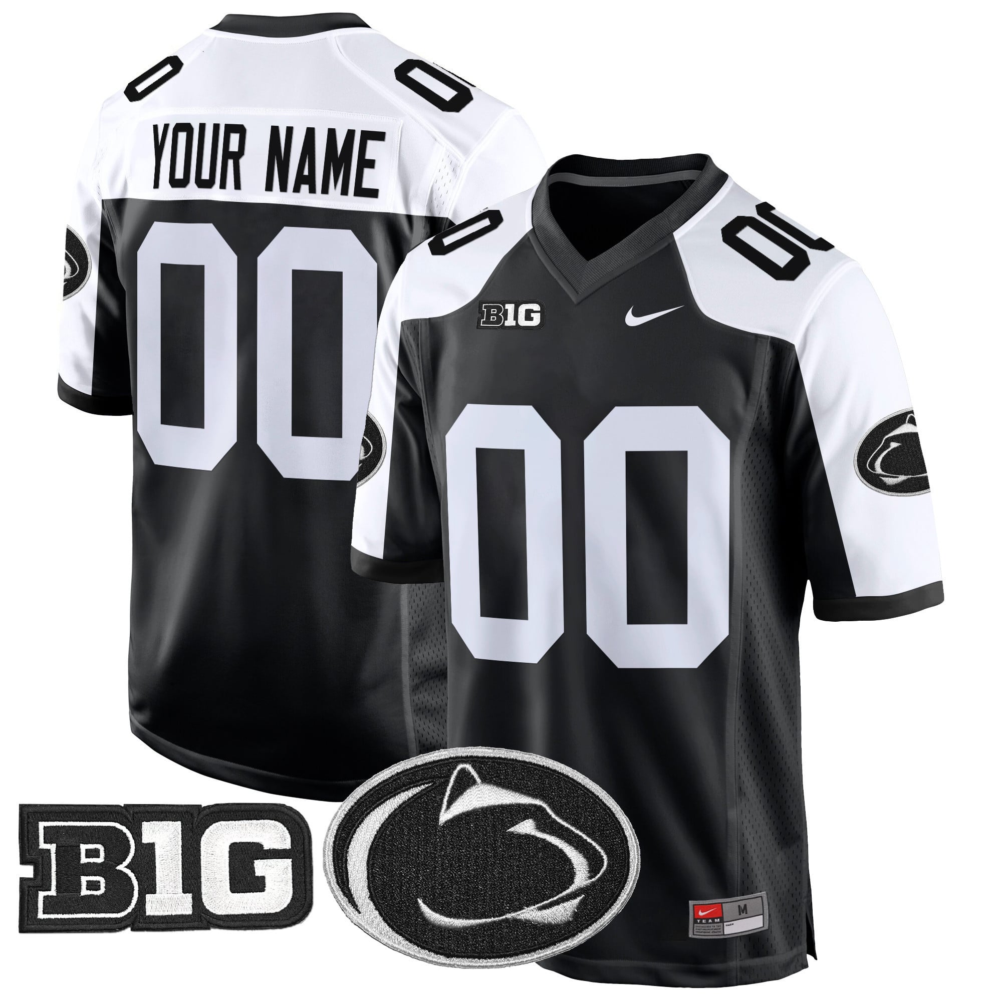 Penn State Black Jersey - Nike Penn State Nittany Lions Black Jersey