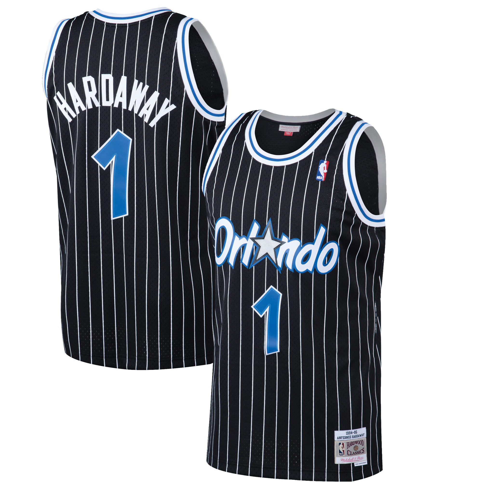 Penny Hardaway Orlando Magic Hardwood Classics Swingman Jersey - Black