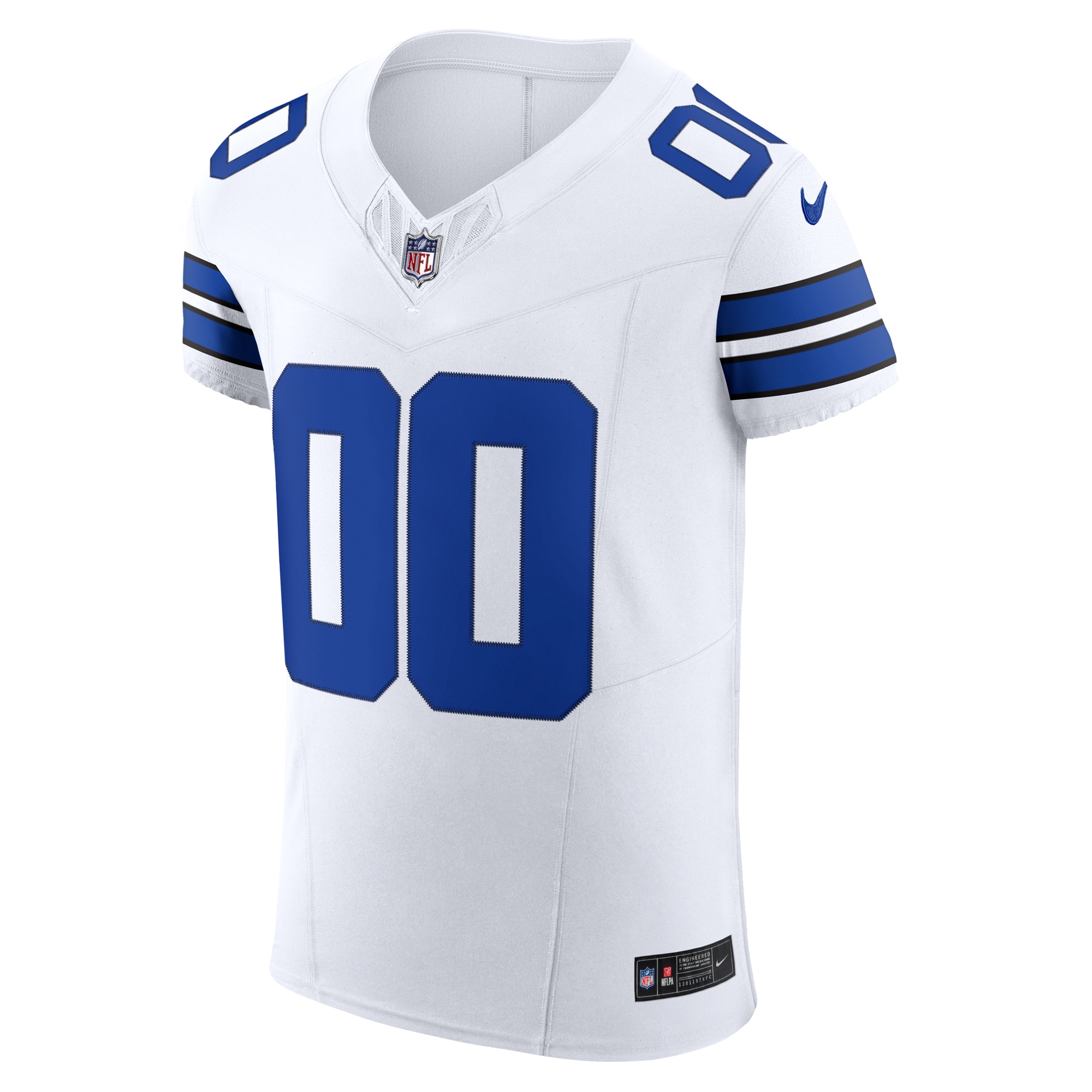 Alternative view of personalize Nike Cowboys White Custom Jersey - Nike Cowboys White