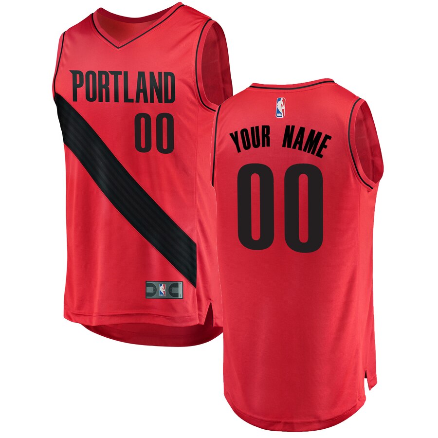 personalized Fanatics Blazers Red Custom Jersey - Fanatics Blazers Red