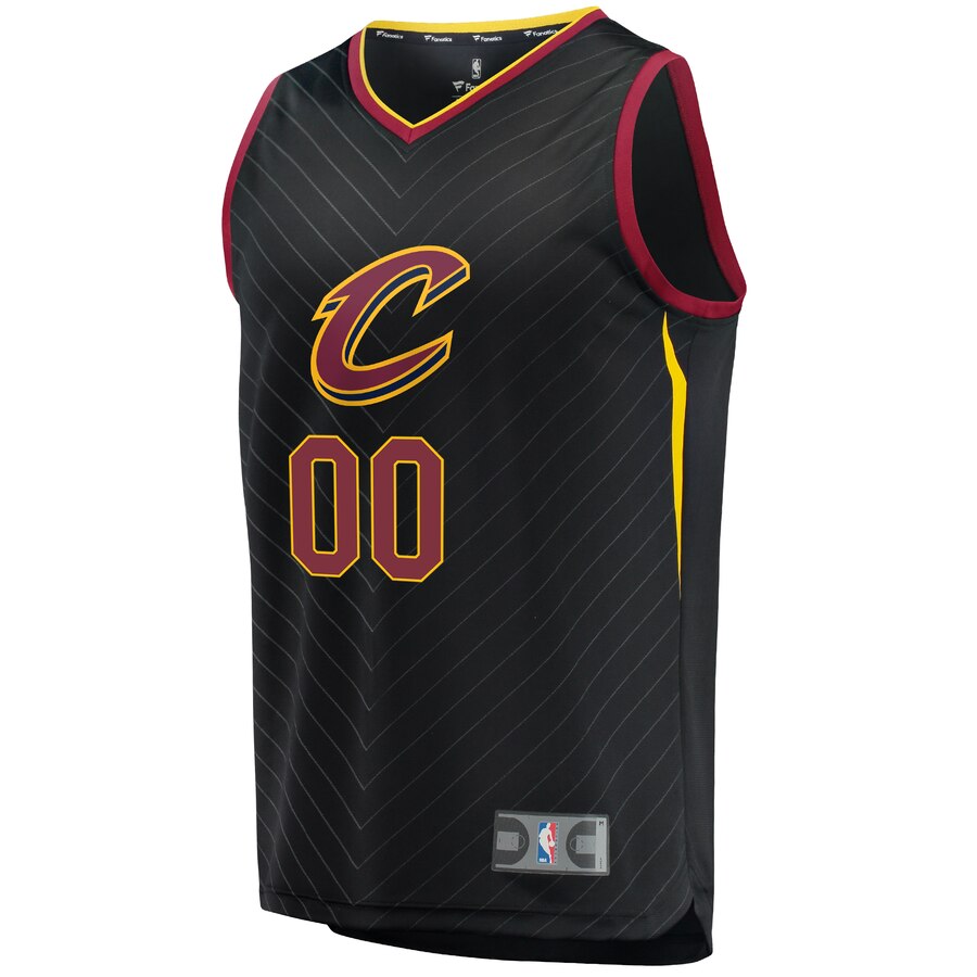 Alternative view of personalized Fanatics Cavs Black Custom Jersey - Fanatics Cavs Black