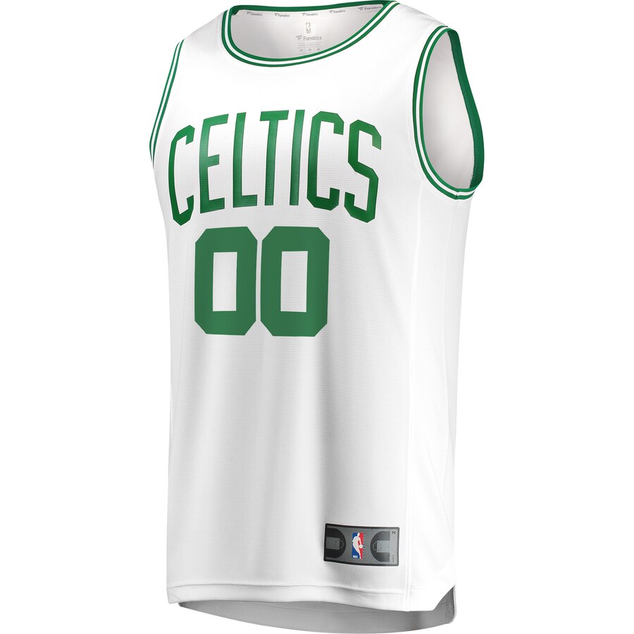 Alternative view of personalized Fanatics Celtics White Custom Jersey - Fanatics Celtics