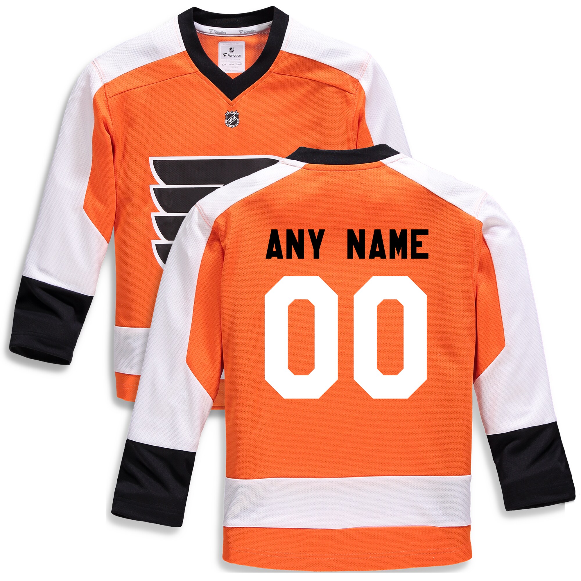 personalized Fanatics Flyers Orange Jersey - Fanatics Flyers Orange
