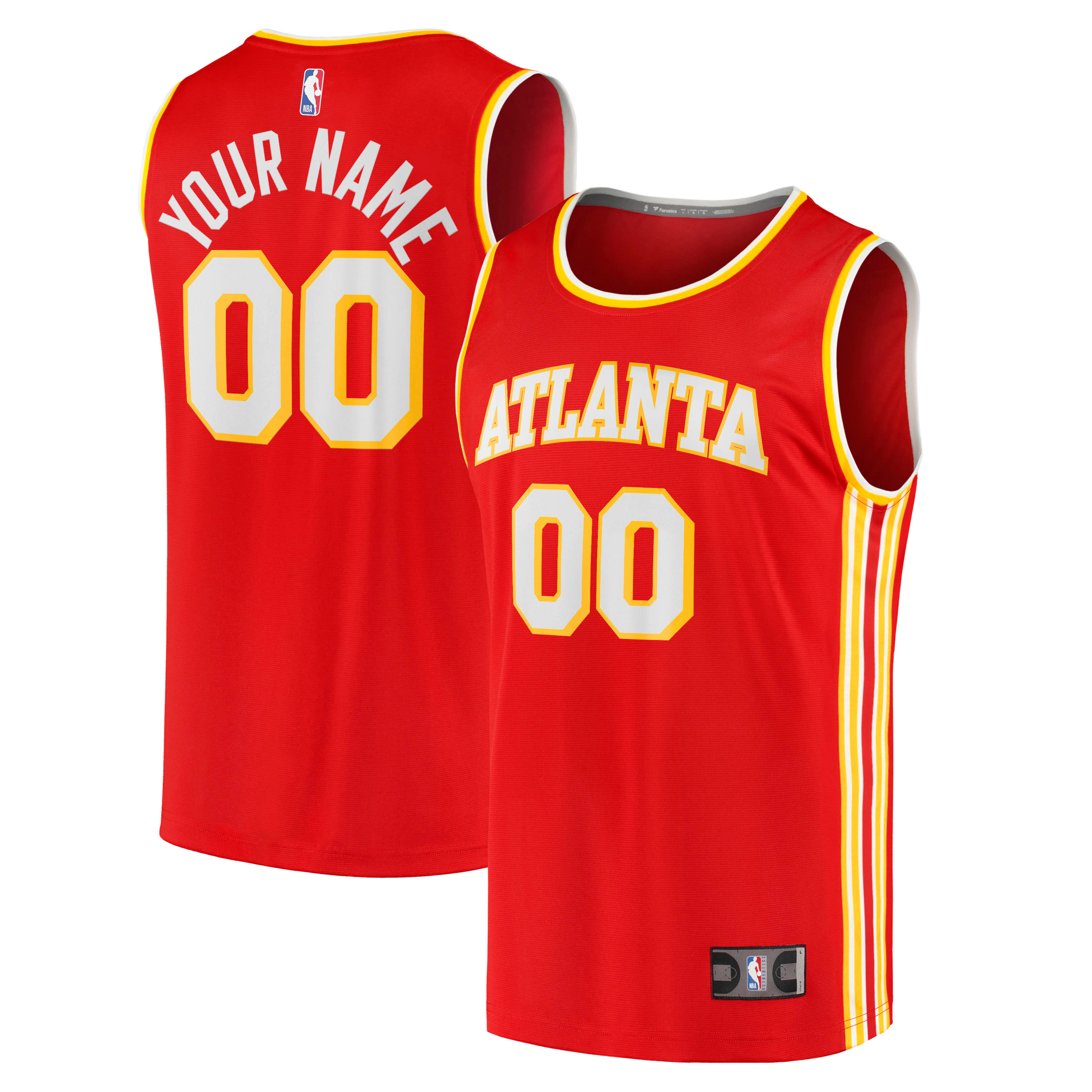 personalized Fanatics Hawks Red Custom Jersey - Fanatics Hawks Red
