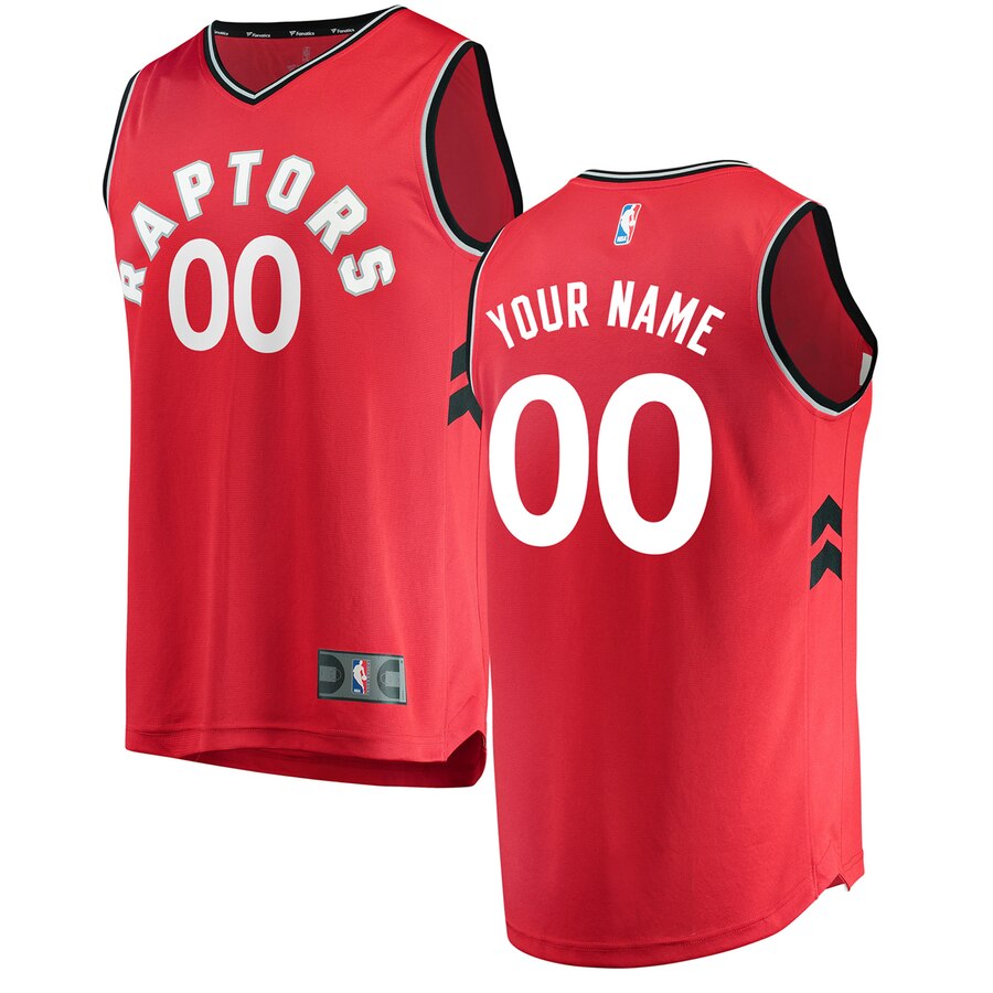 personalized Fanatics Raptors Red Custom Jersey - Fanatics Raptors Red