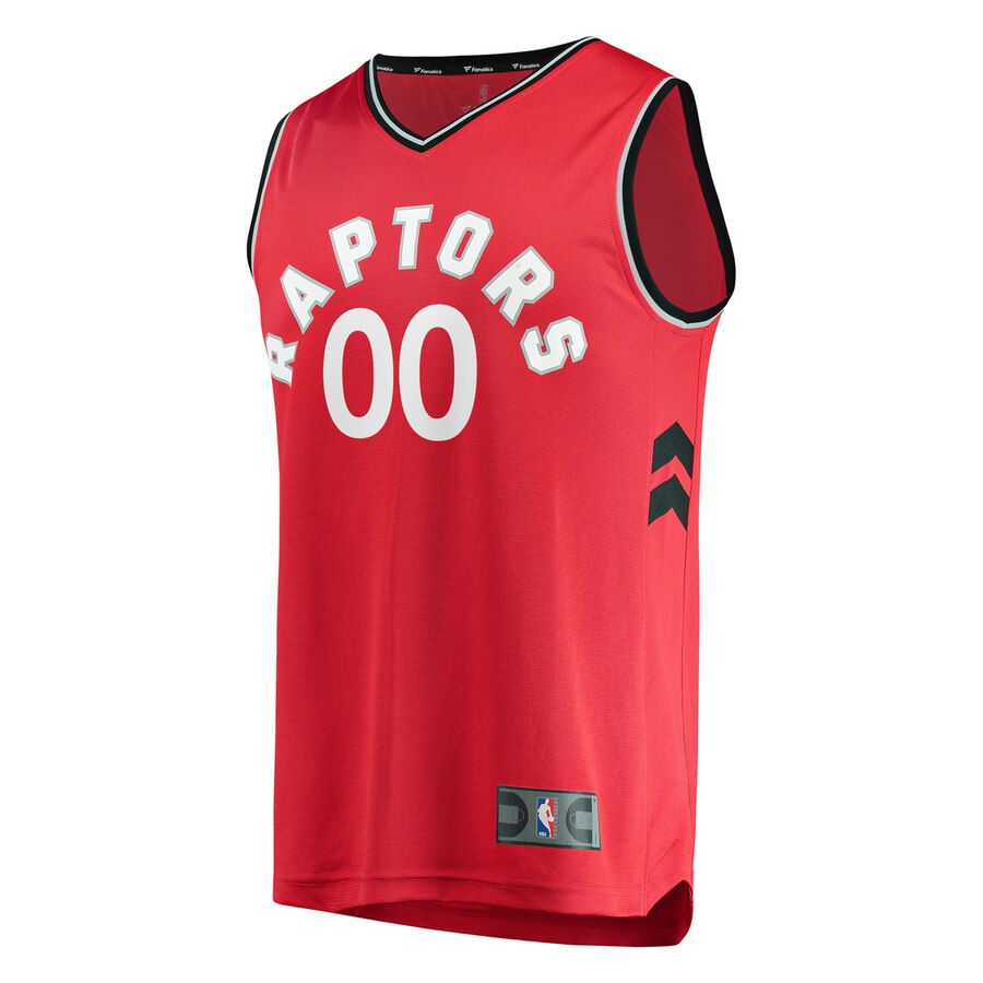 Alternative view of personalized Fanatics Raptors Red Custom Jersey - Fanatics Raptors Red