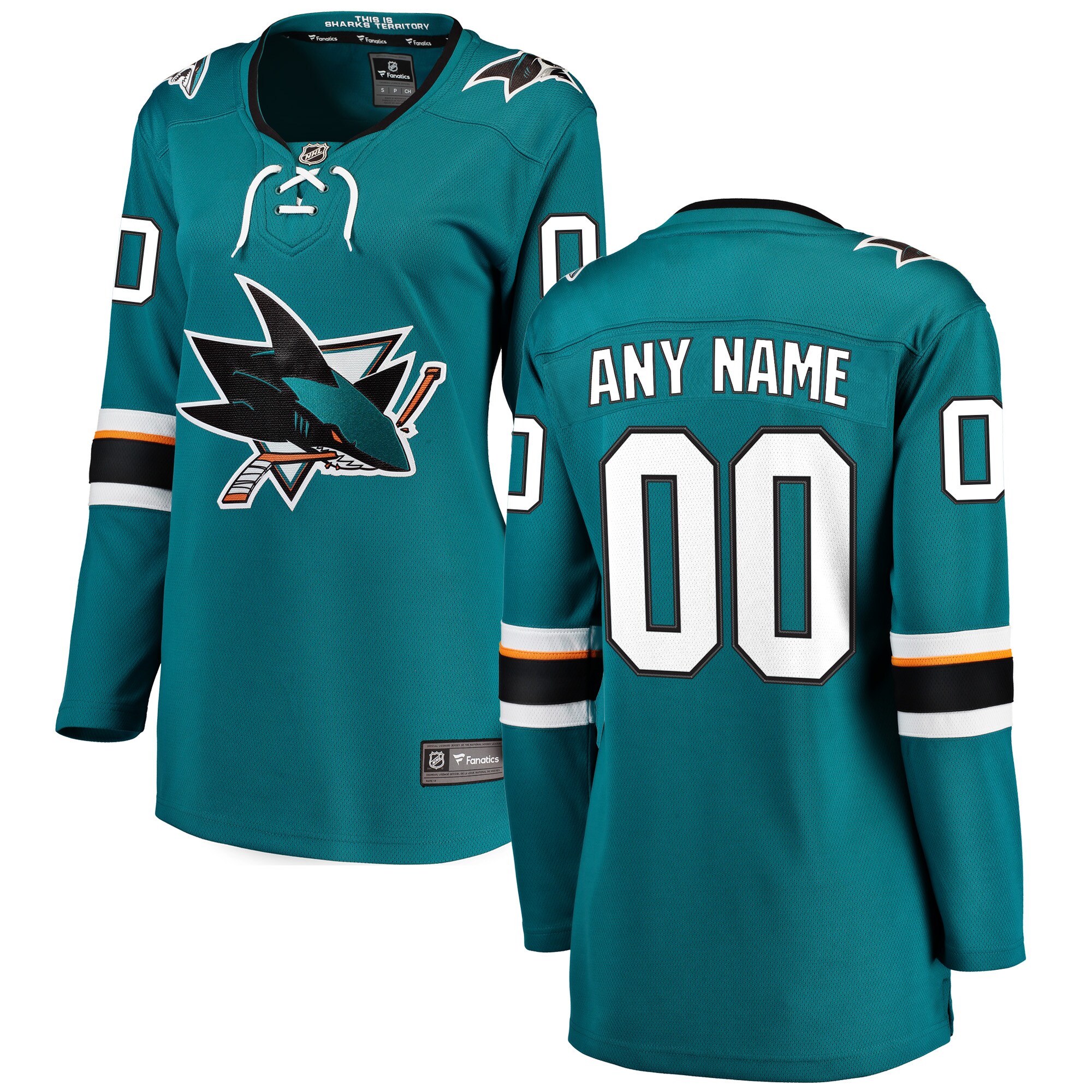 personalized Fanatics Sharks Teal Jersey - Fanatics Sharks Teal Jersey