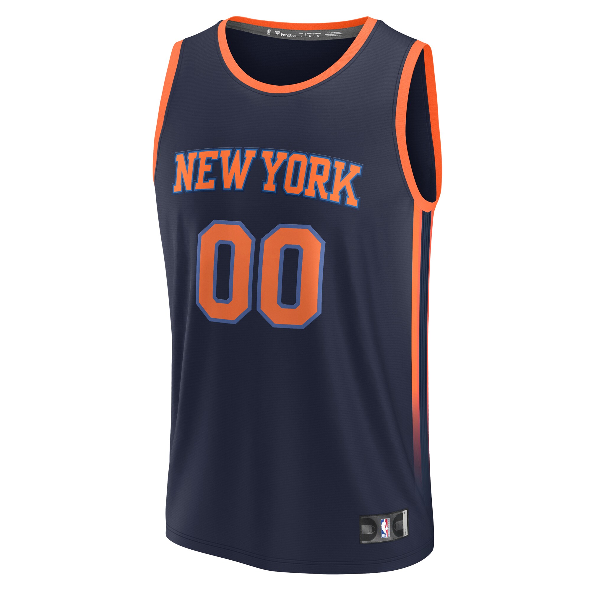Alternative view of Personalized Knicks Navy Jersey - Fanatics Custom Edition
