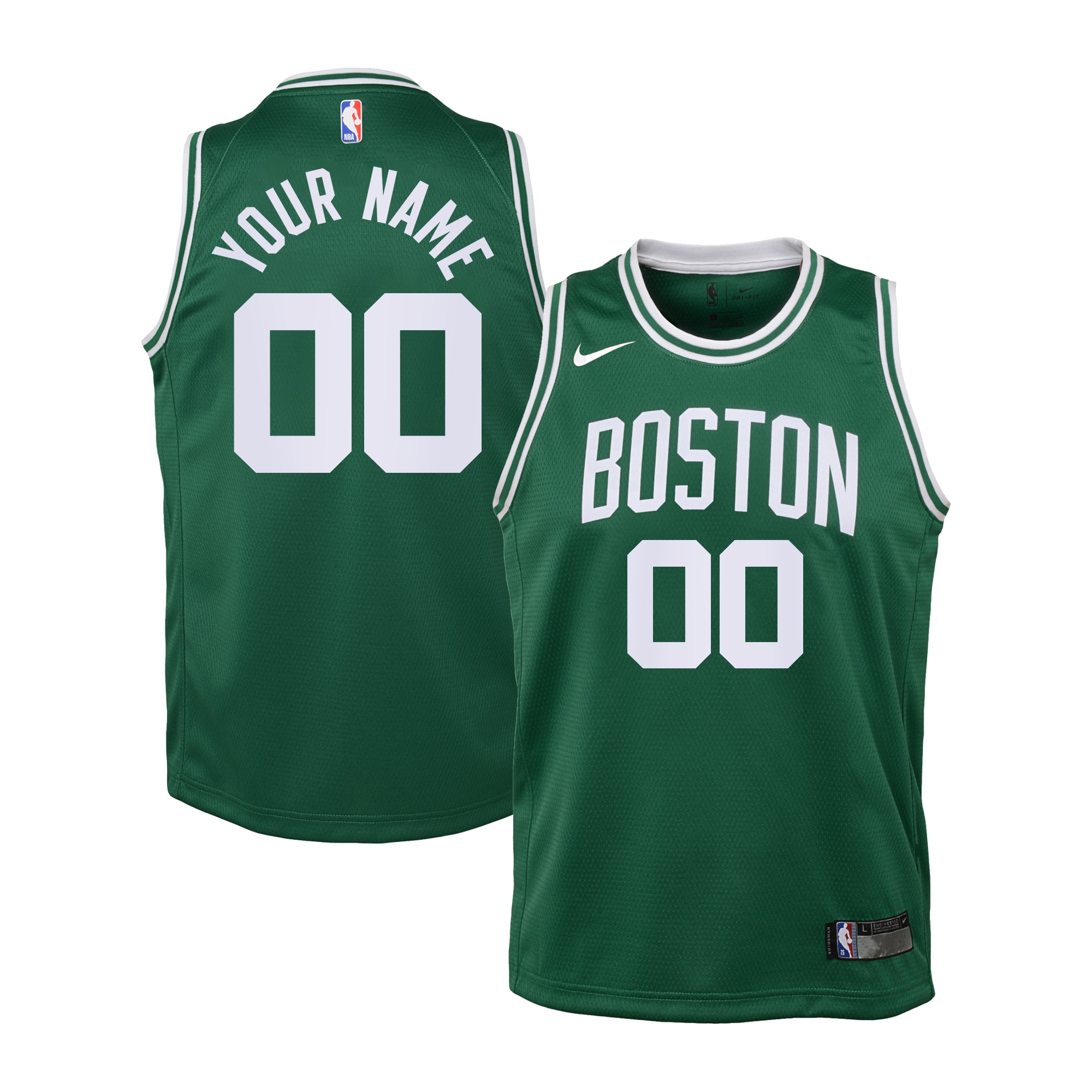personalized nba Nike Celtics Green Custom Jersey - Nike Celtics Green