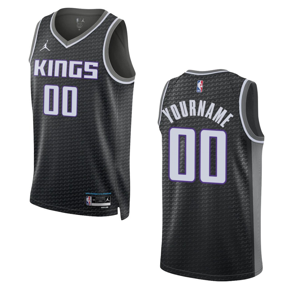 personalized Nike Kings Black Custom Jersey - Nike Kings Black Custom