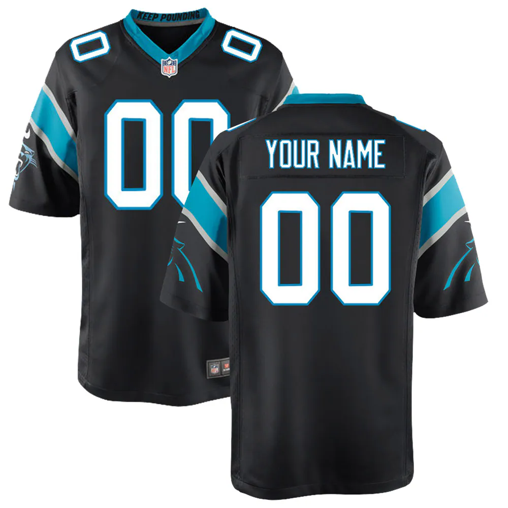 personalized Nike Panthers Black Custom Jersey - Nike Panthers Black