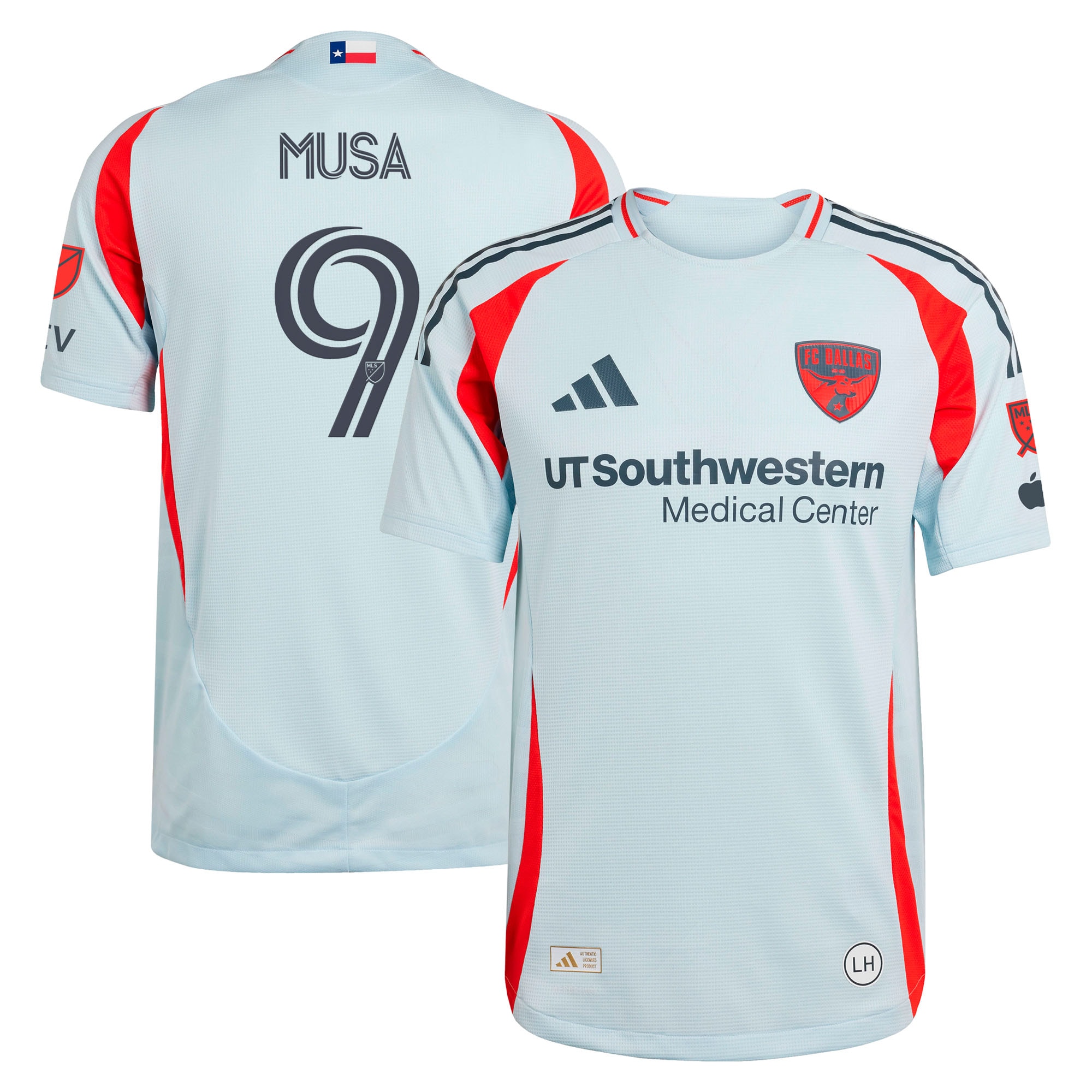 Petar Musa FC Dallas 2025 The Inferno Kit Player Jersey - Light Blue