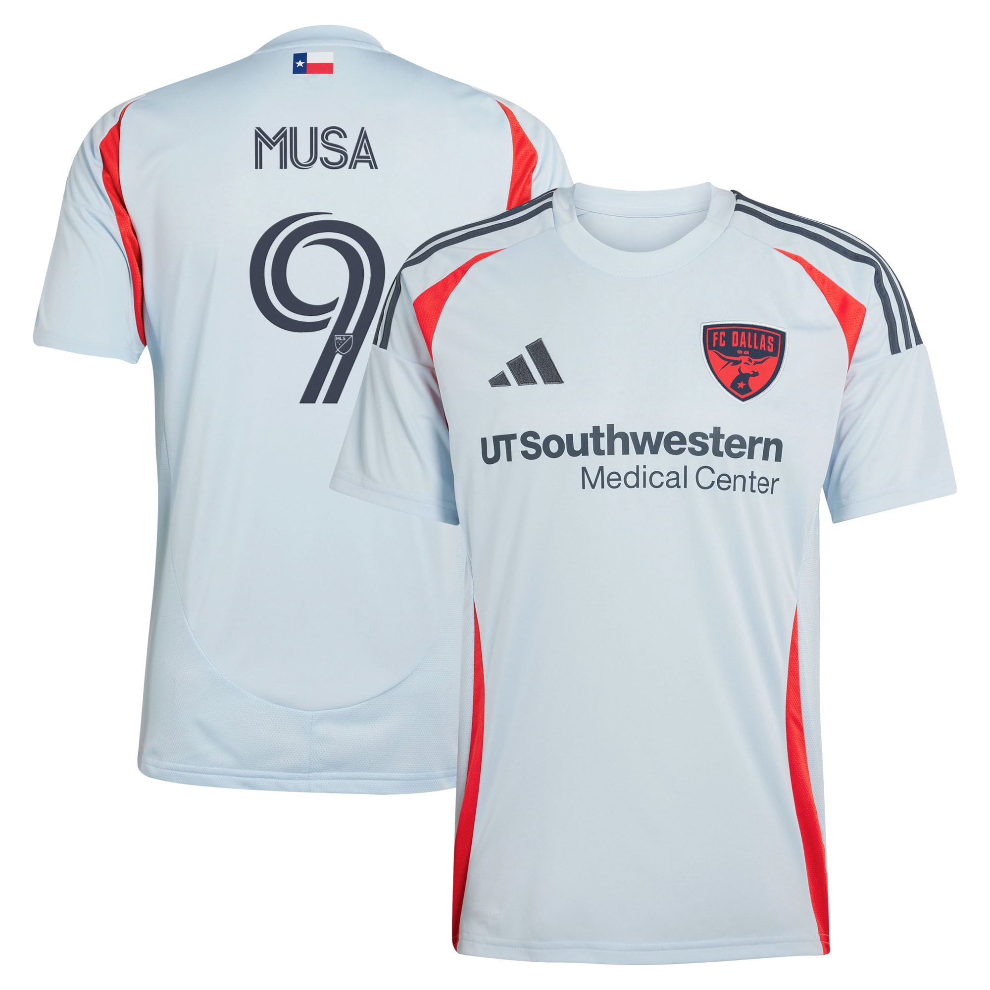 Petar Musa FC Dallas 2025 The Inferno Kit Player Jersey - Light Blue